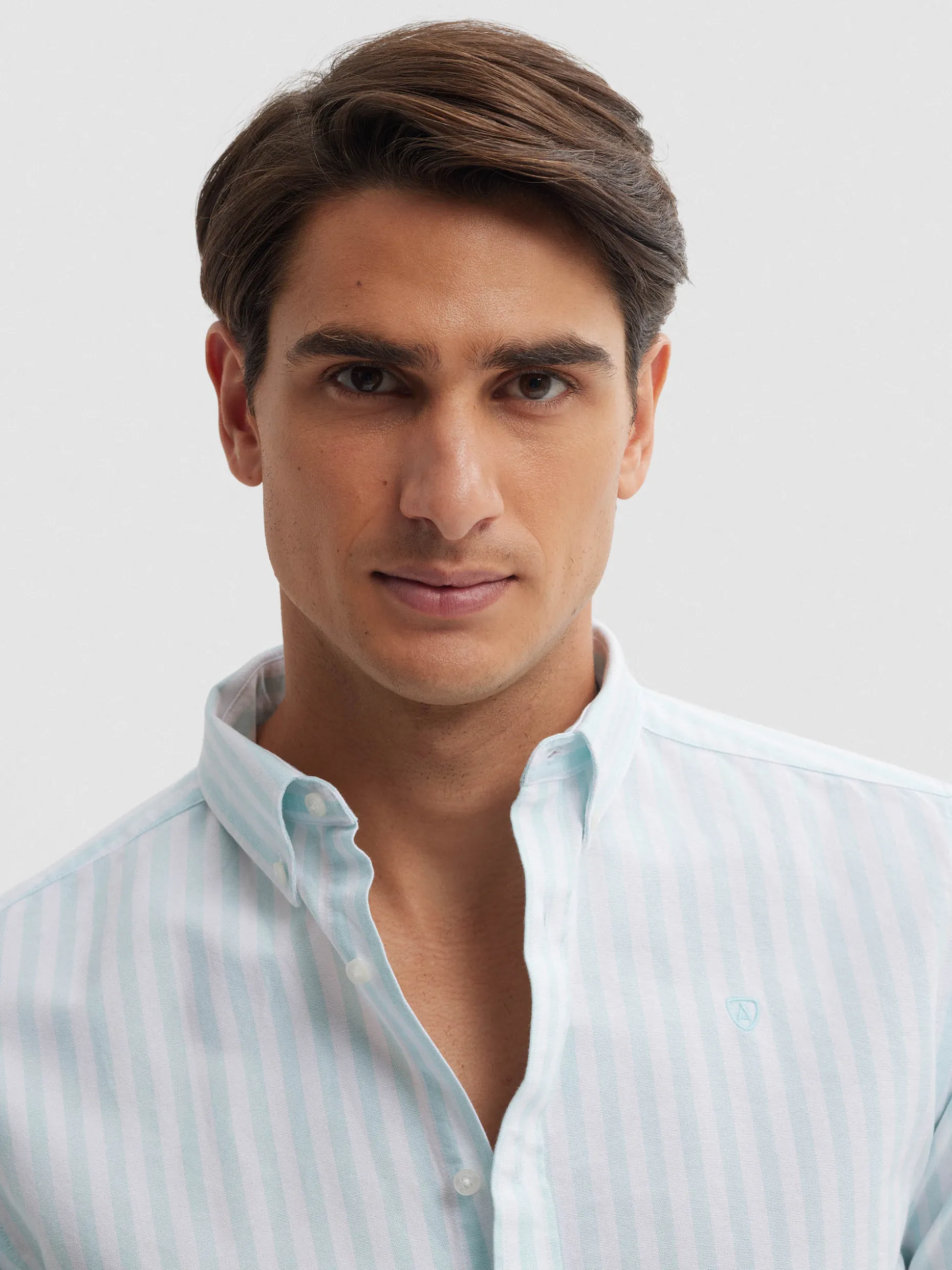 Camicia Oxford Sfumature Tramonto · Promozione Estiva Alvaro Moreno