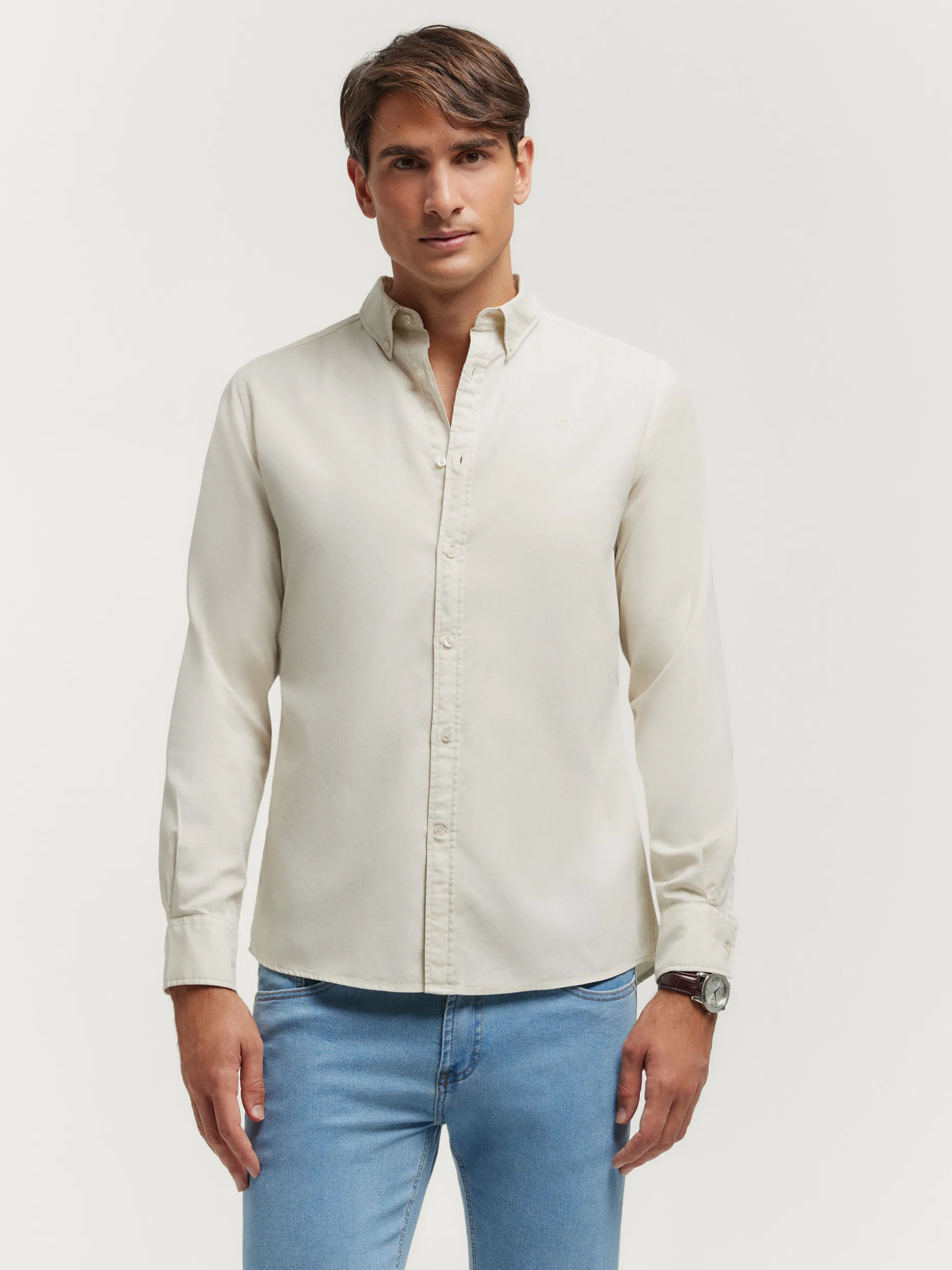 Camicia Artigianale Panama con Colorazione Naturale | Linea Premium di Alvaro Moreno