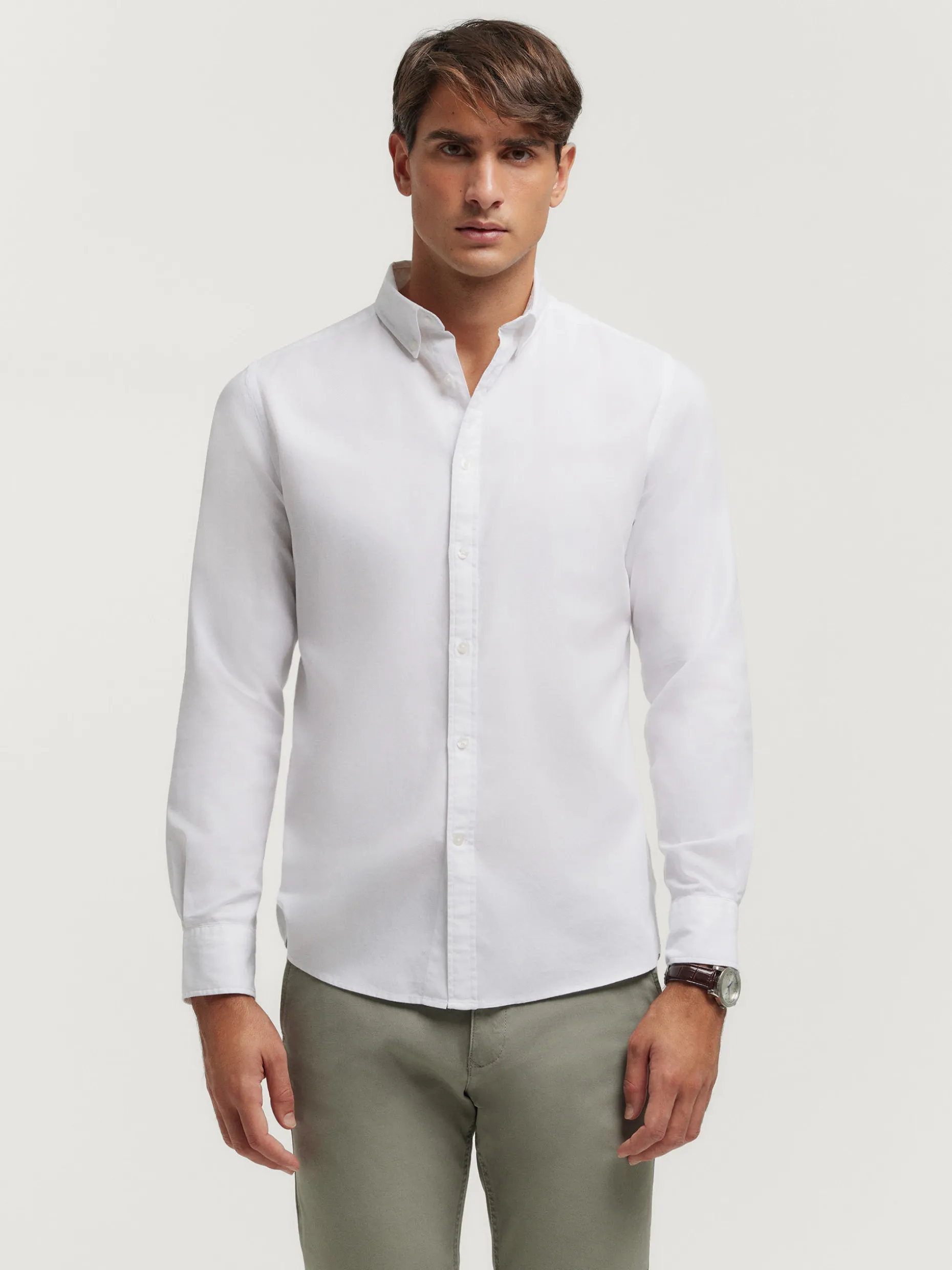 Camisa Elegante con Tinta Naturale - Stile Panama di Alvaro Moreno a Prezzo Accessibile