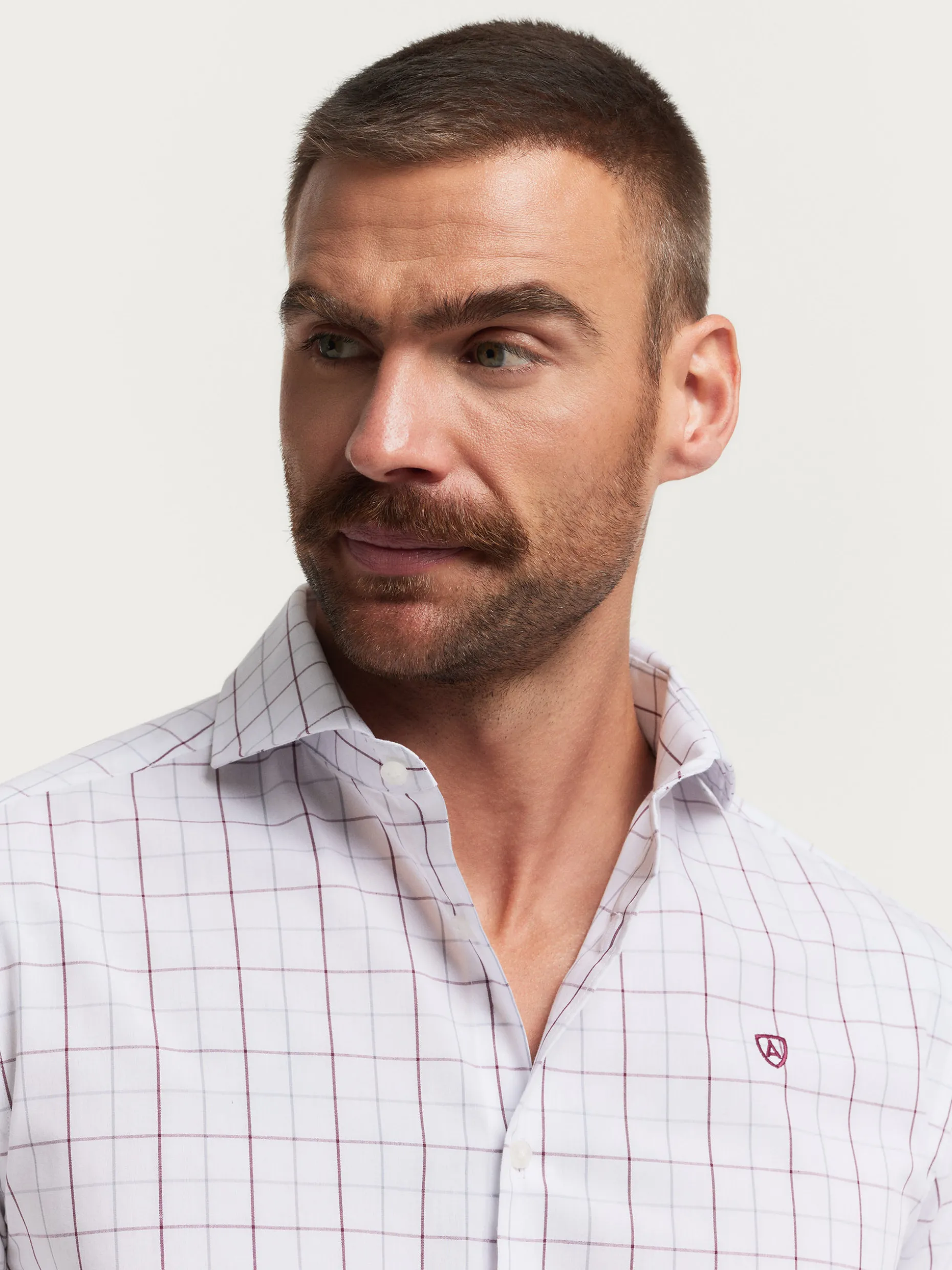 Camicia Uomo in Popeline Quadrettata Álvaro Moreno - Edizione Saldi Esclusiva