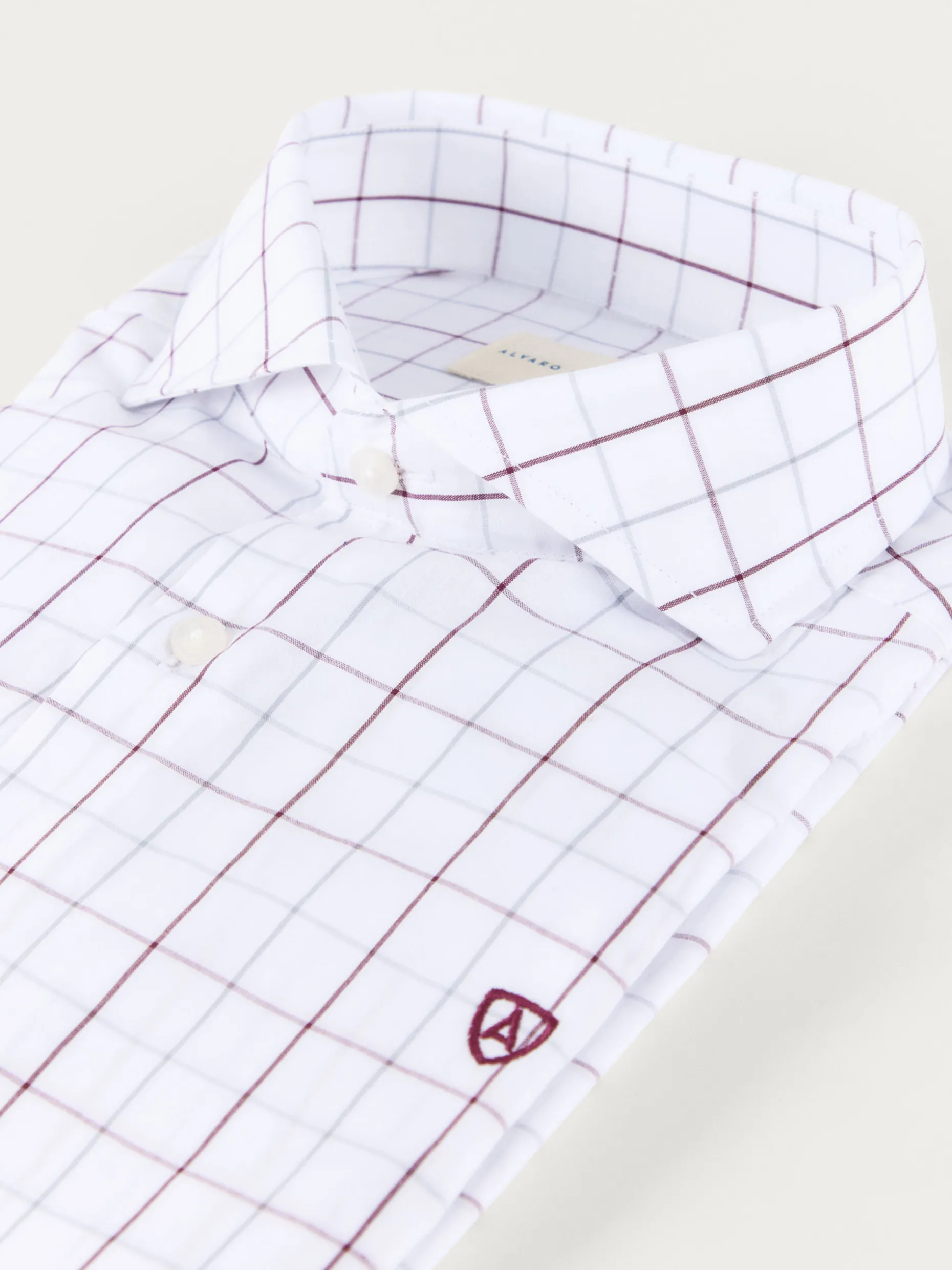 Camicia Uomo in Popeline Quadrettata Álvaro Moreno - Edizione Saldi Esclusiva