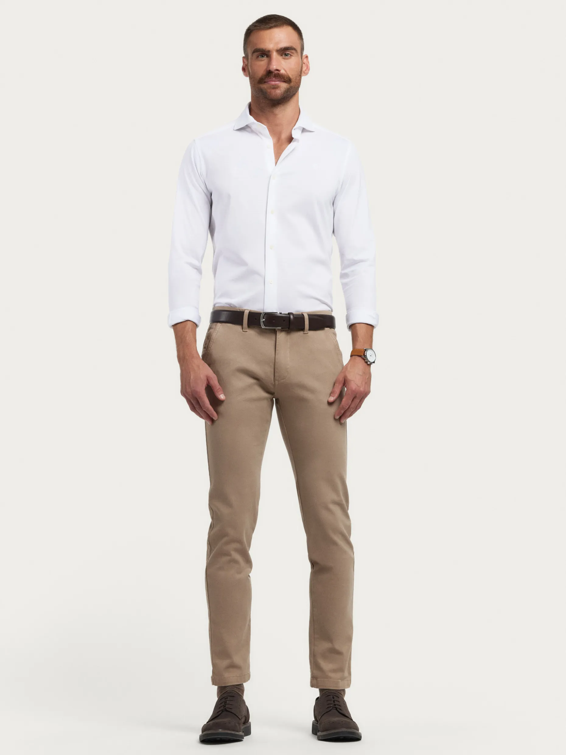 Camicia Casual in Maglia Elastica Morbida - Comfort Premium | Collezione Alvaro Moreno