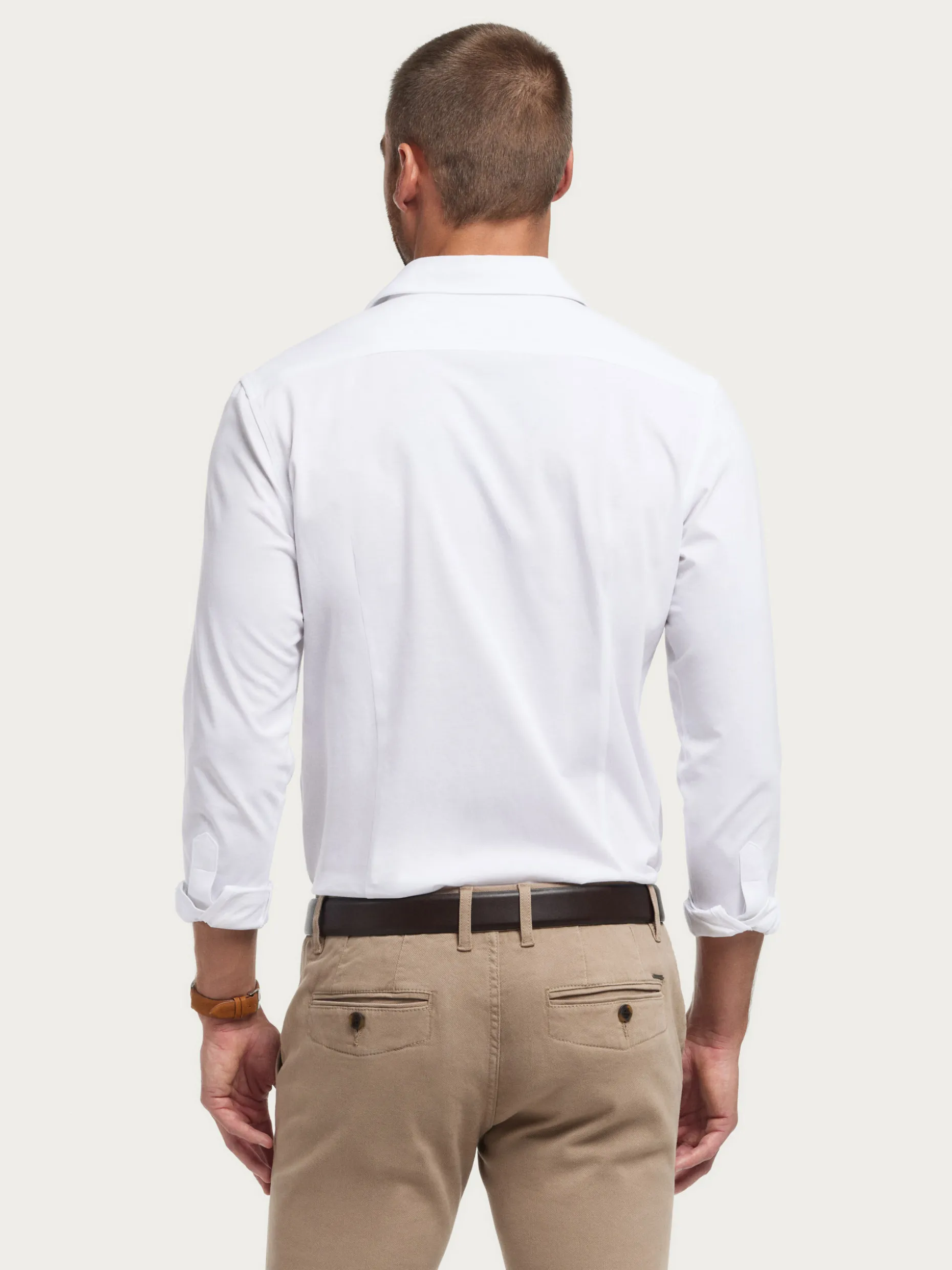 Camicia Casual in Maglia Elastica Morbida - Comfort Premium | Collezione Alvaro Moreno