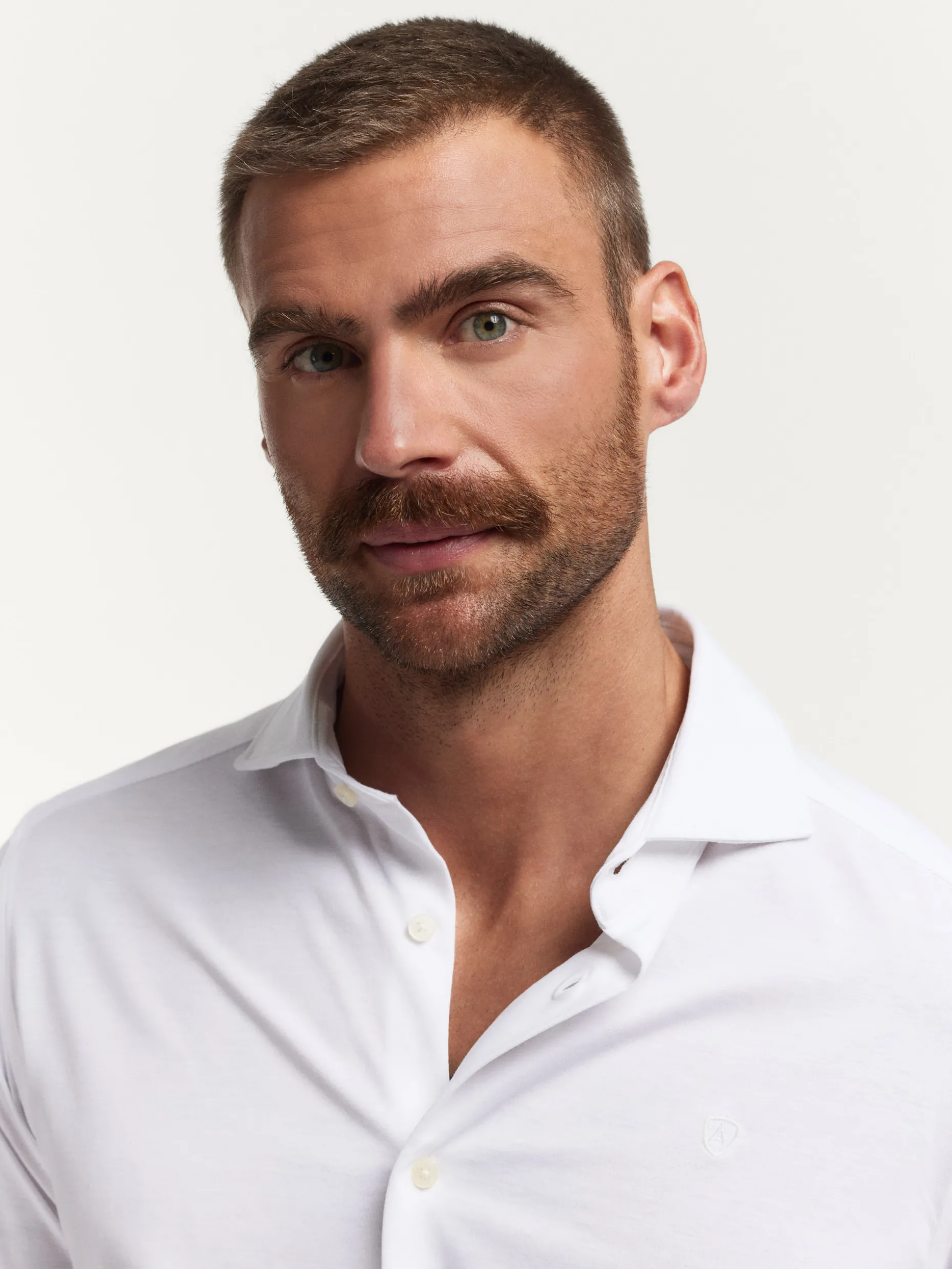 Camicia Casual in Maglia Elastica Morbida - Comfort Premium | Collezione Alvaro Moreno