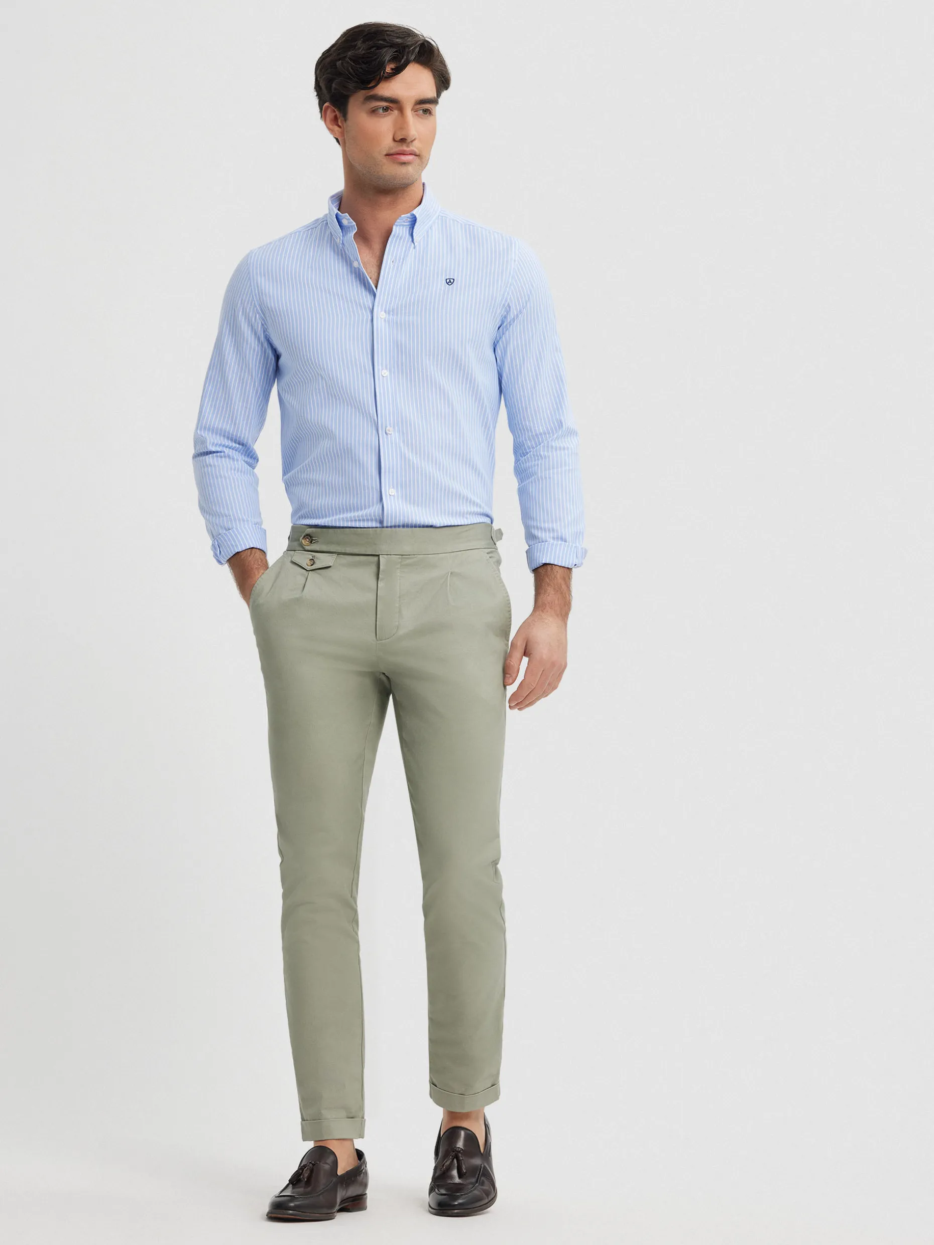 Camicia Uomo Dutton a Righe Eleganti - Collezione Alvaro Moreno, Edizione Limitata con Sconto Imperdibile!