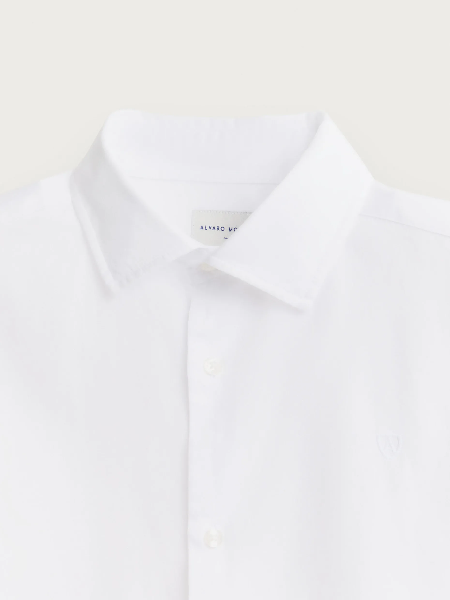 Camicia Classica Uomo in Tessuto Twill Tinto a Mano - Bottega Alvaro Moreno