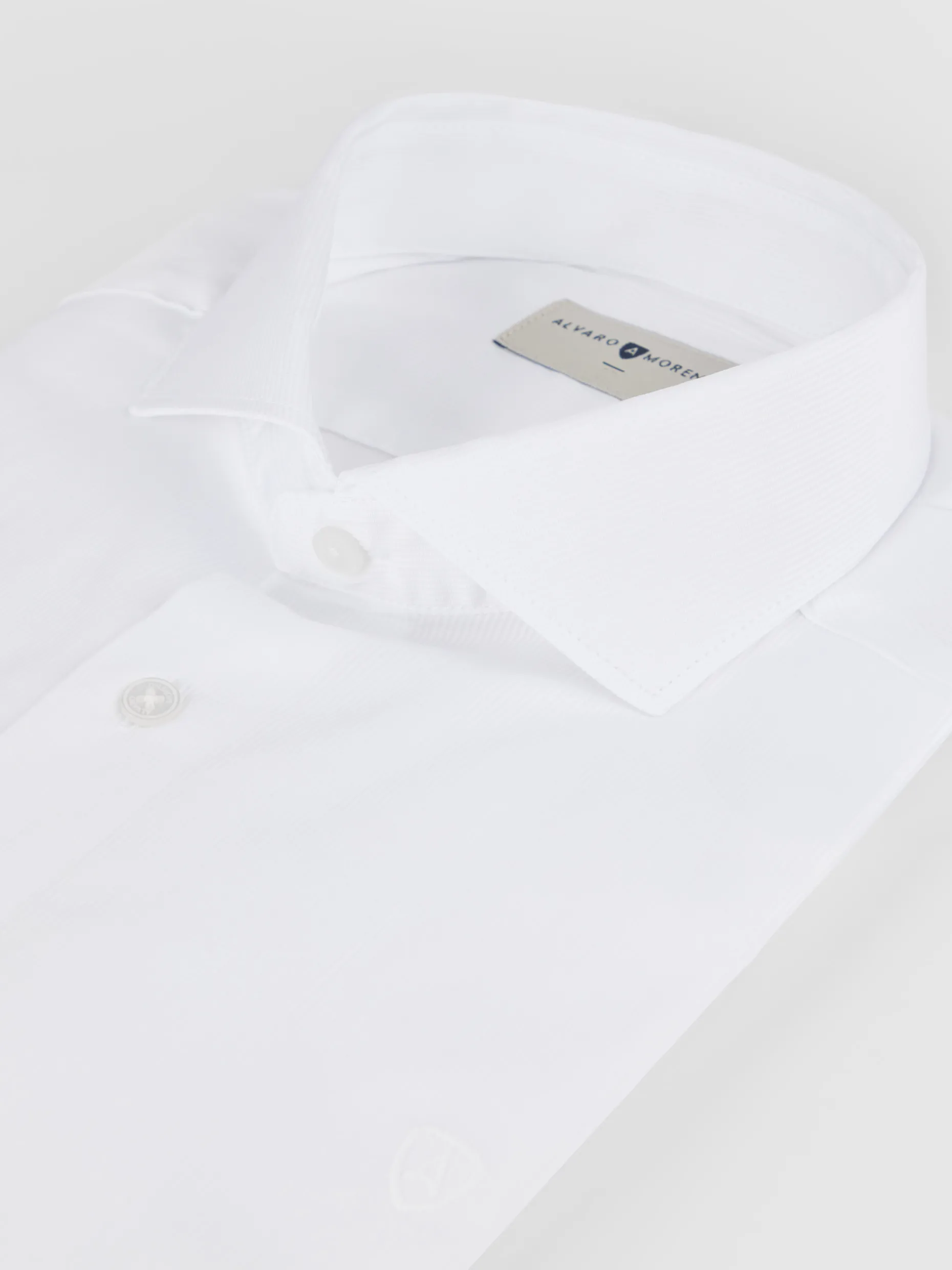 Camicia da Uomo Dobby in Tessuto Leggero - Alvaro Moreno Linea Classica - Outlet Elegante con Confezione Artigianale