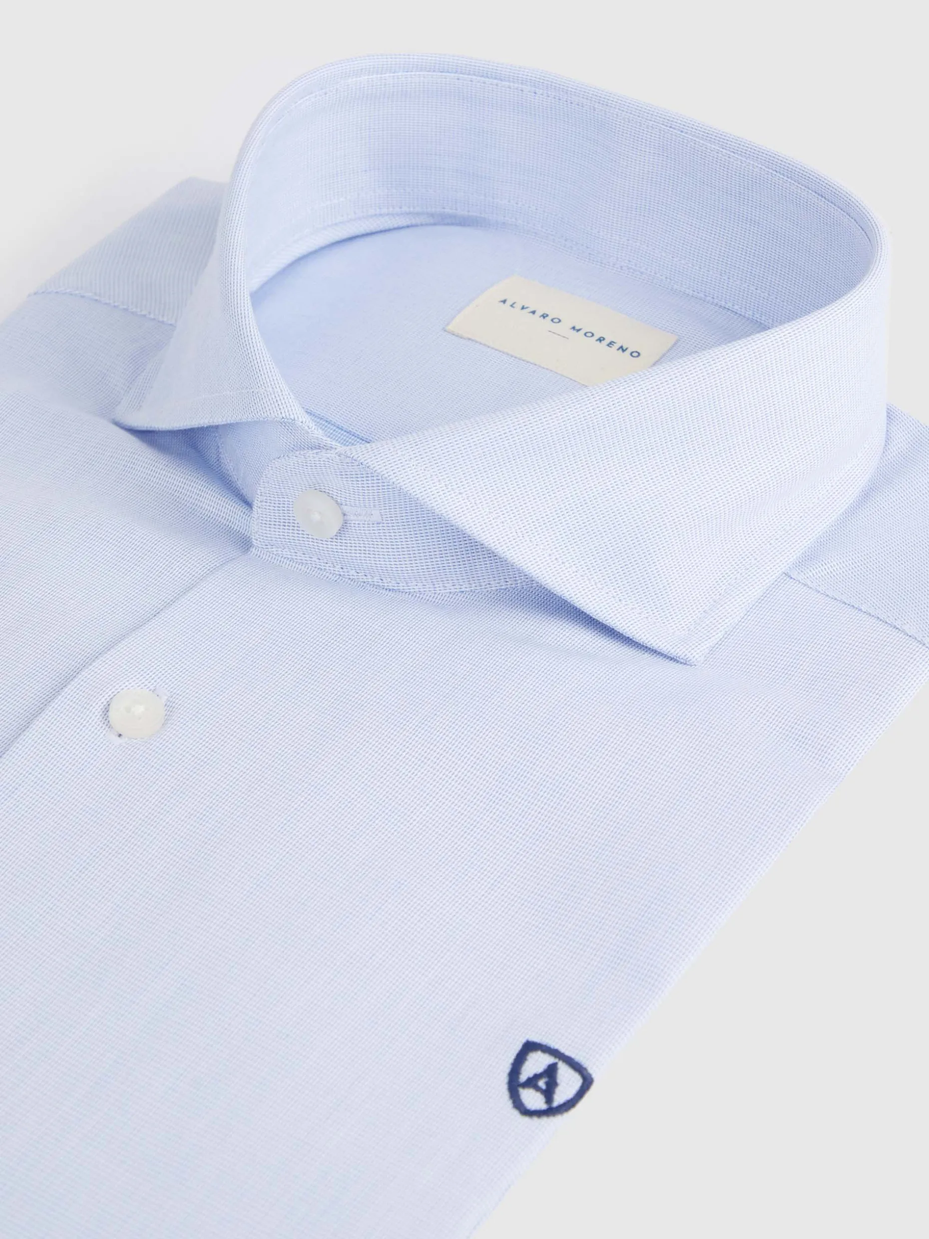 Camicia Elegante Strutturata da Uomo - Design Moderno ÁLVARO MORENO - Abbigliamento Sartoriale di Alta Qualità
