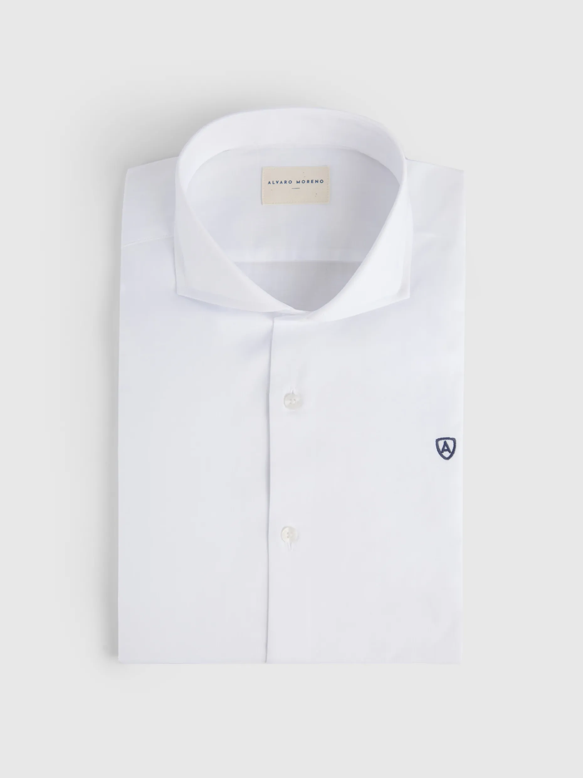 Camicia Elegante da Uomo in Tessuto Spina di Pesce - Collezione Autunno/Inverno di Álvaro Moreno