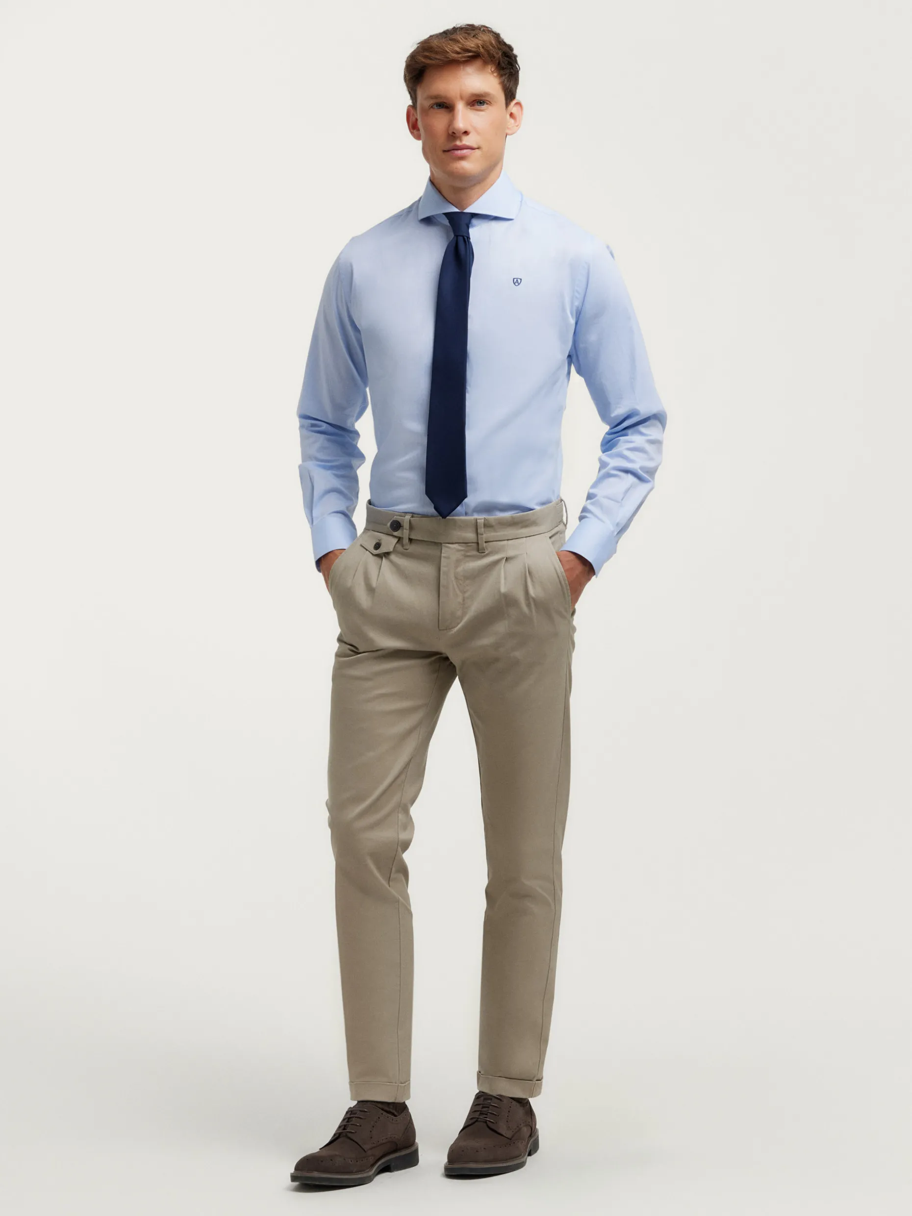 Camicia Elegante da Uomo in Tessuto Punto - Design Moderno con Confezione Pregiata | Collezione Online di Alvaro Moreno