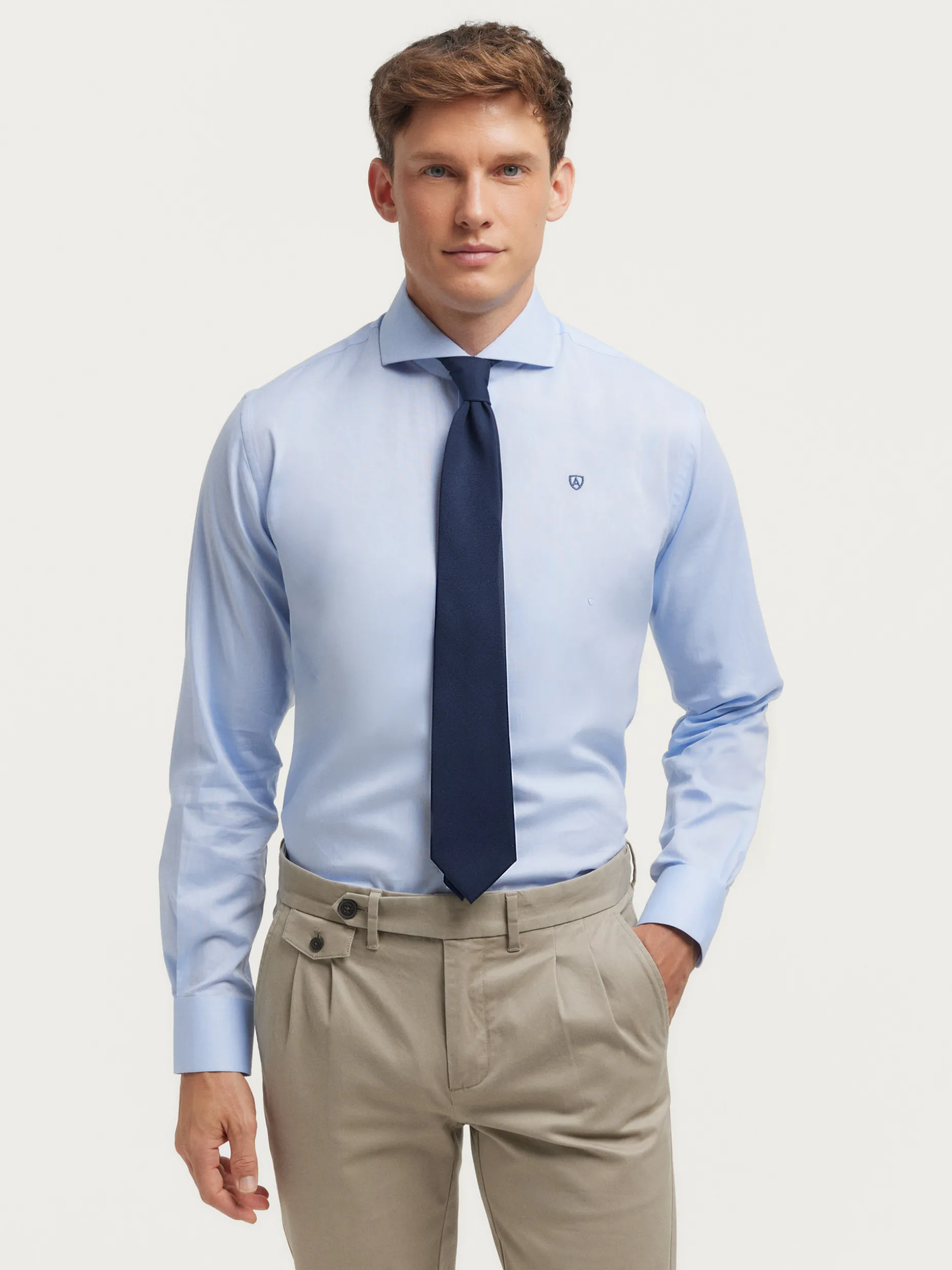 Camicia Elegante da Uomo in Tessuto Punto - Design Moderno con Confezione Pregiata | Collezione Online di Alvaro Moreno