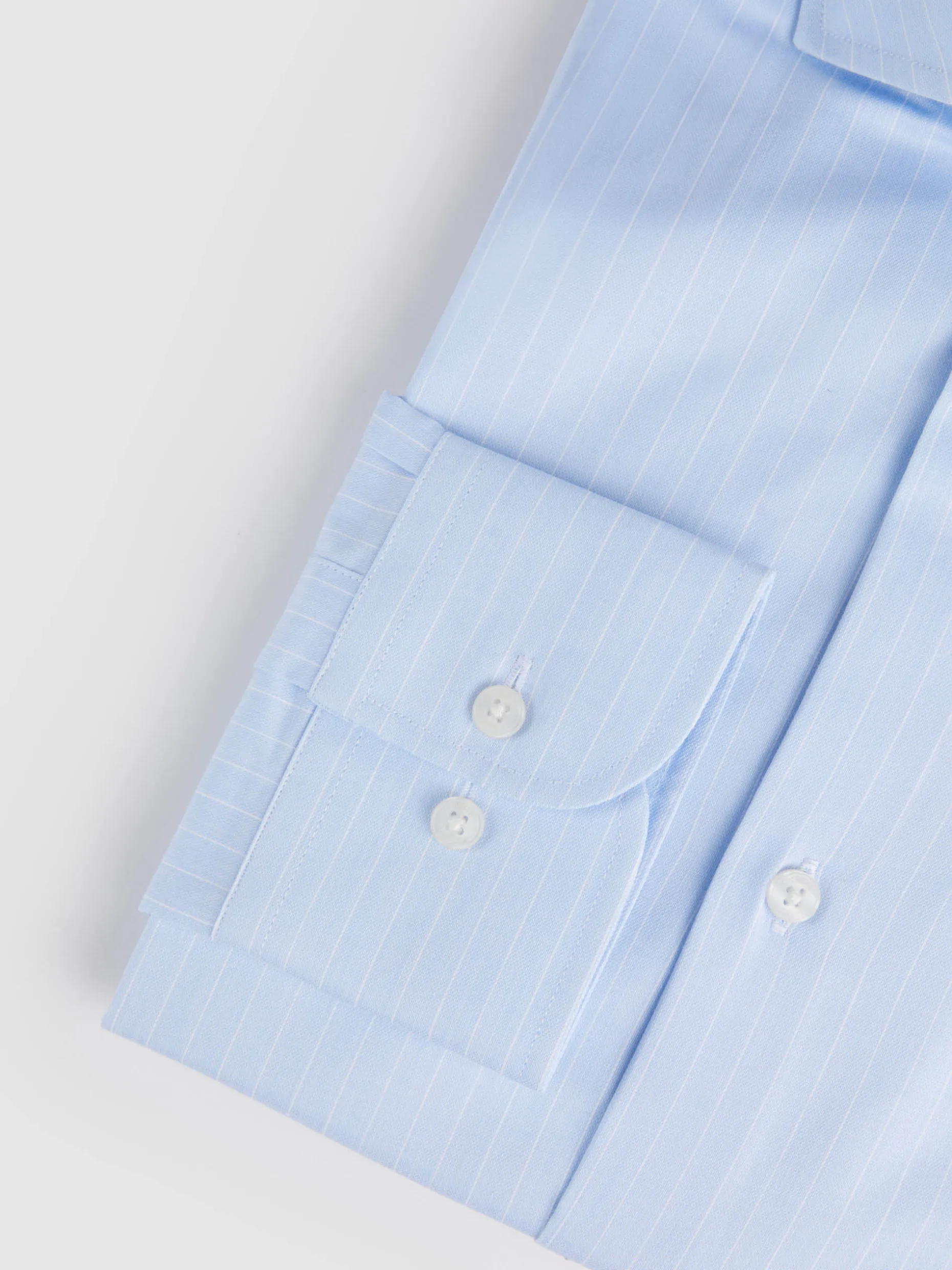 CAMICIA UOMO A RIGHE ELEGANZA FORMALE | COTTONE PREMIUM DI ALVARO MORENO