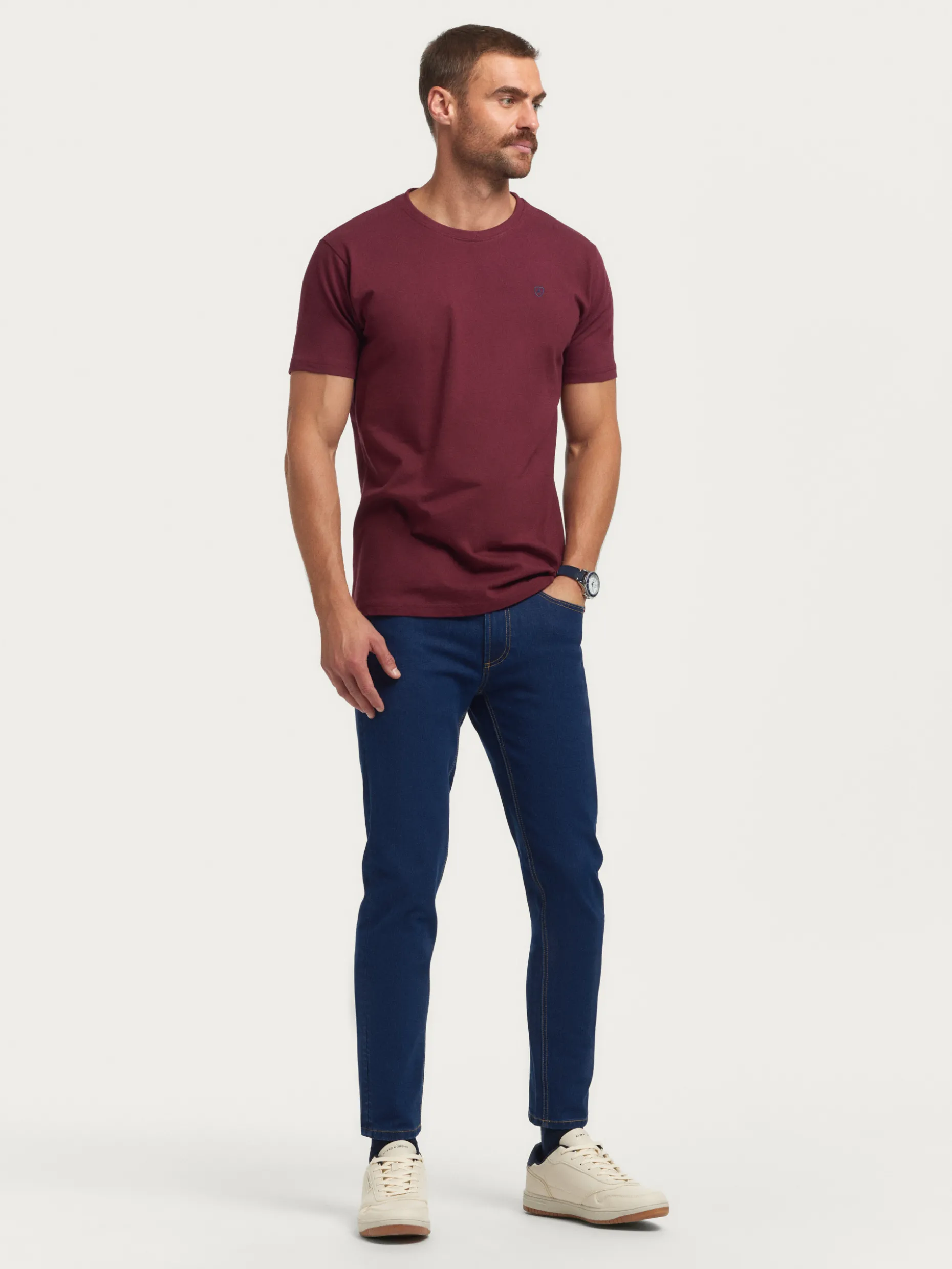 Maglietta Classica in Cotone - Design Minimalista Alvaro Moreno | Per Tutti i Giorni (Esclusiva Online)