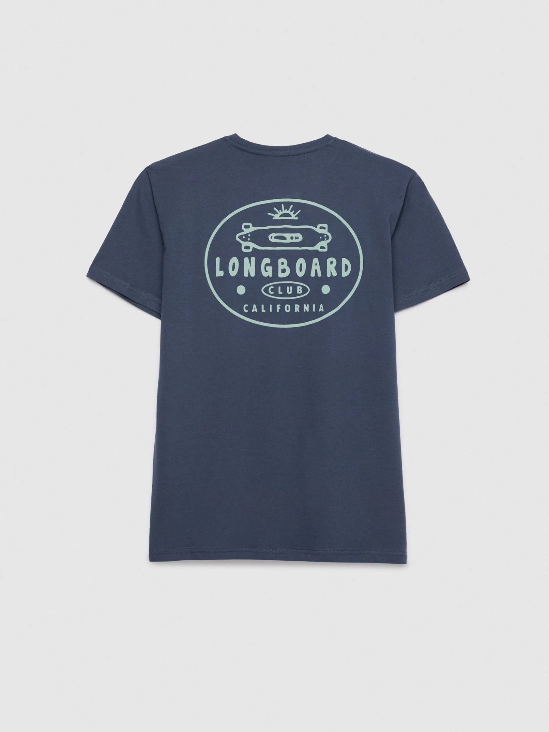 Maglietta Uomo Longboard con Stampa Artistica - Design Esclusivo Alvaro Moreno per Appassionati di Sport e Moda - T-Shirt Casual con Grafica Vivace per Skateboard e Stile Urbano