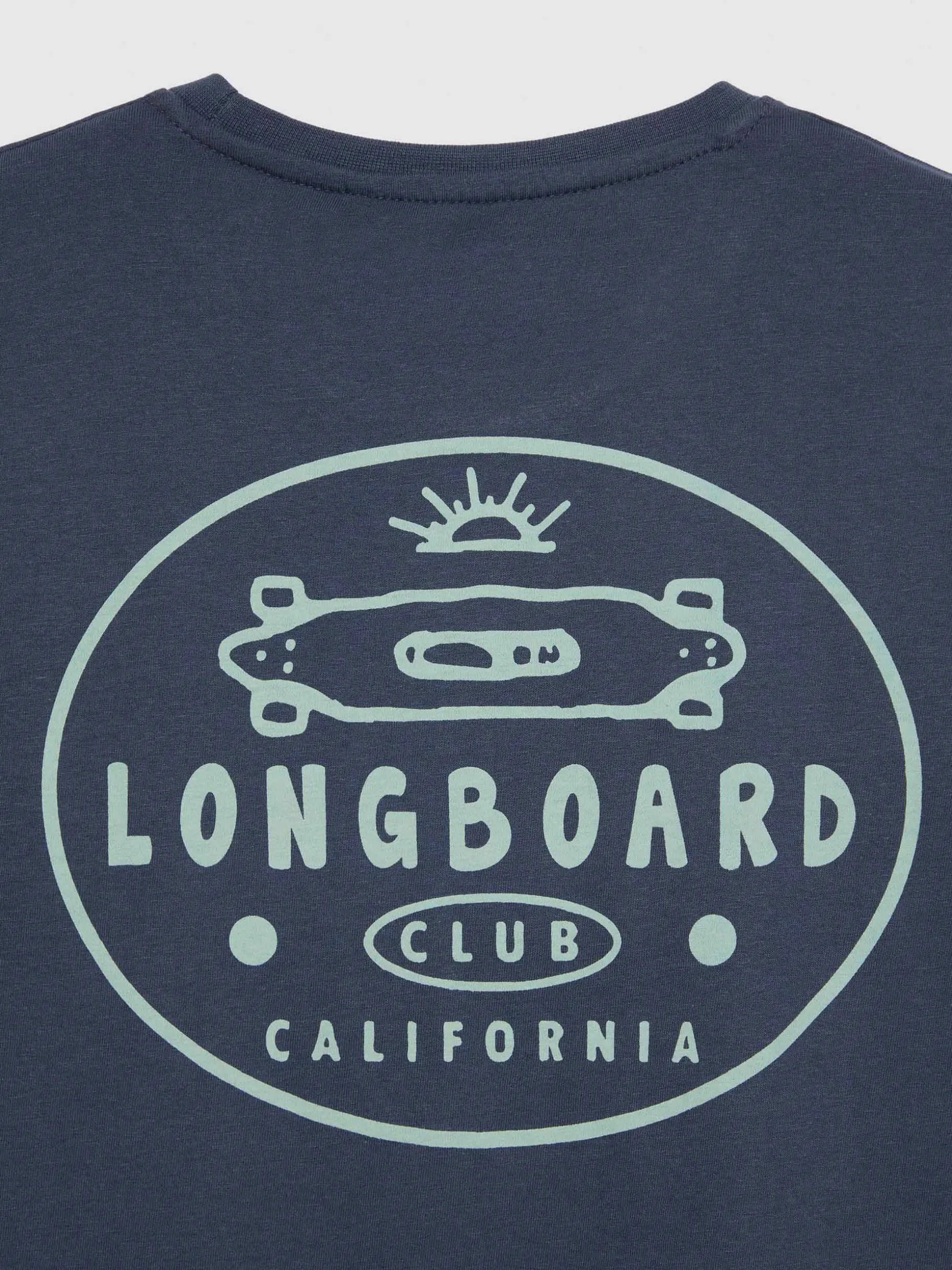 Maglietta Uomo Longboard con Stampa Artistica - Design Esclusivo Alvaro Moreno per Appassionati di Sport e Moda - T-Shirt Casual con Grafica Vivace per Skateboard e Stile Urbano