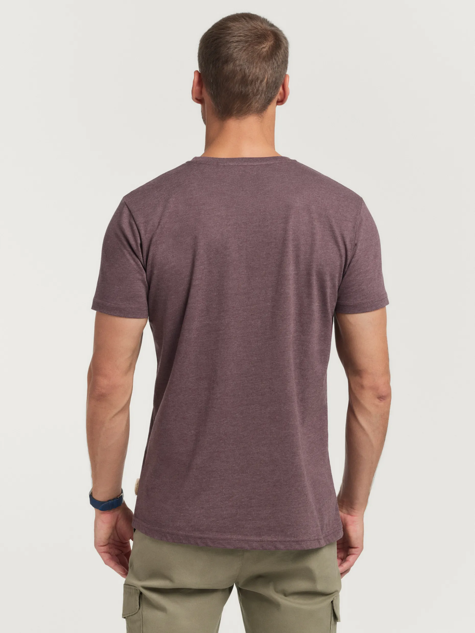 Maglietta Premium Uomo in Grigio Antracite Melange - Cotone Biologico Confortevole | Collezione Alvaro Moreno
