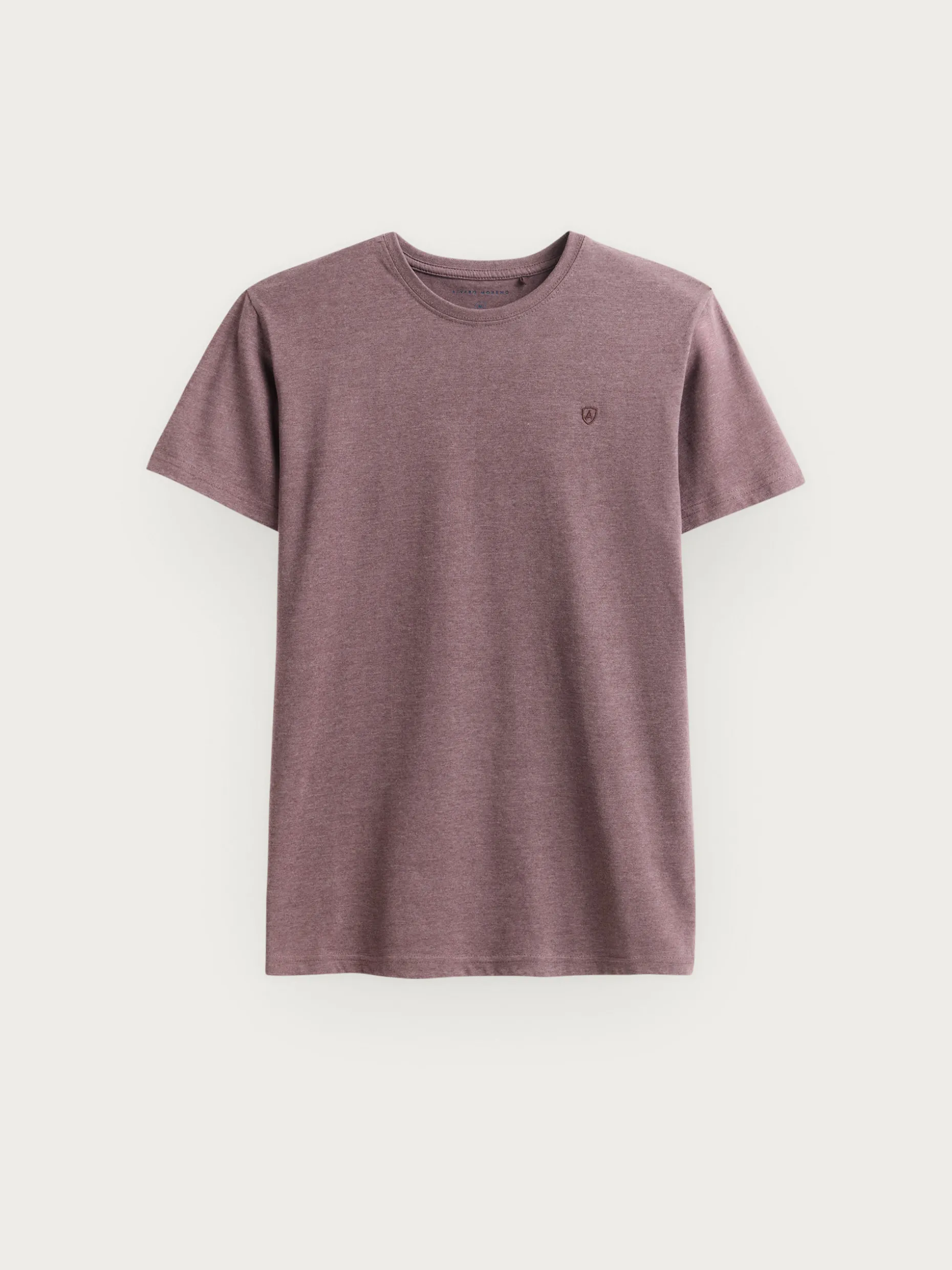Maglietta Premium Uomo in Grigio Antracite Melange - Cotone Biologico Confortevole | Collezione Alvaro Moreno