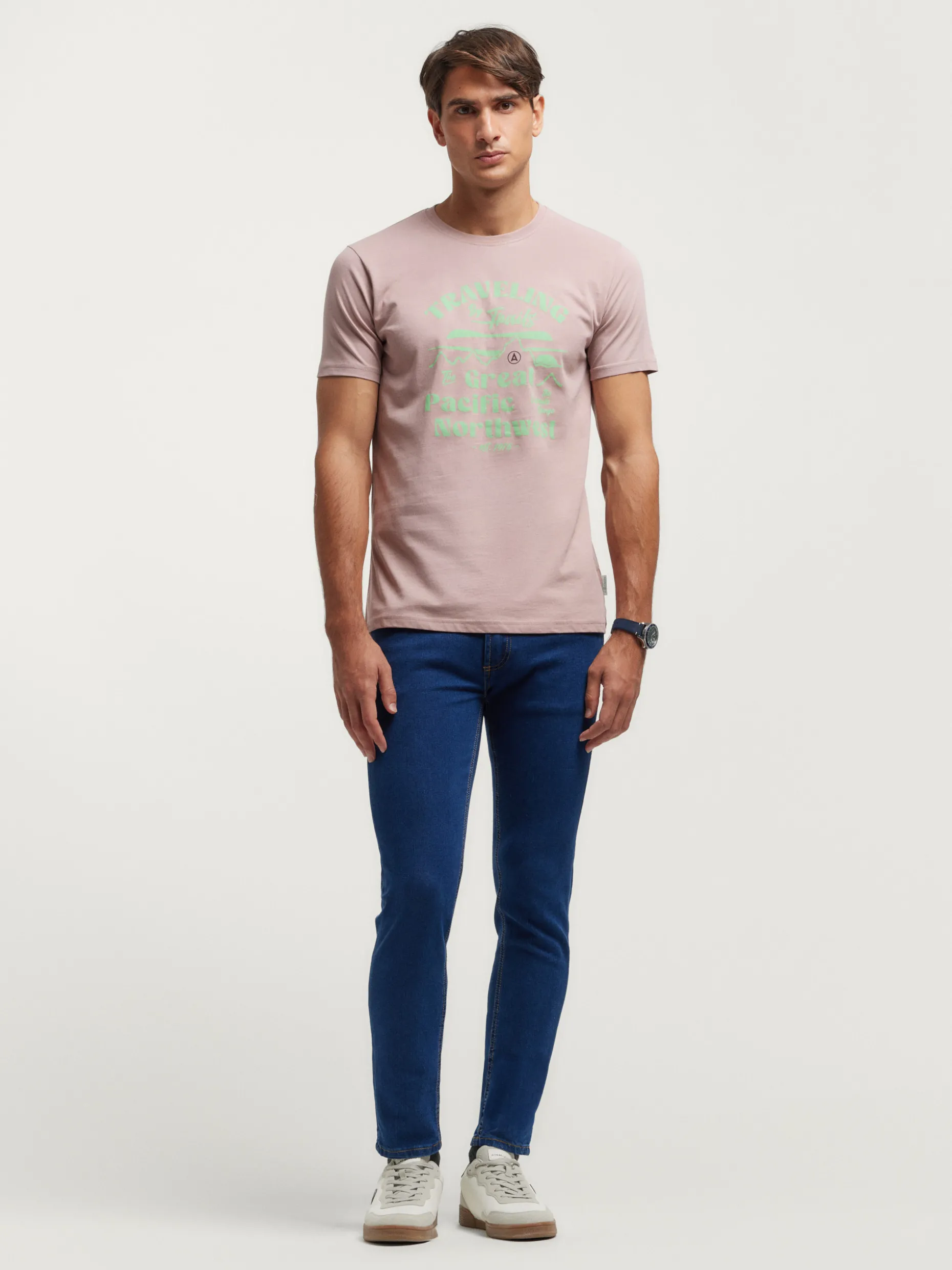 Maglietta Uomo Pacific - Design Esclusivo di Alvaro Moreno, Stile Casual e Prezzo Conveniente