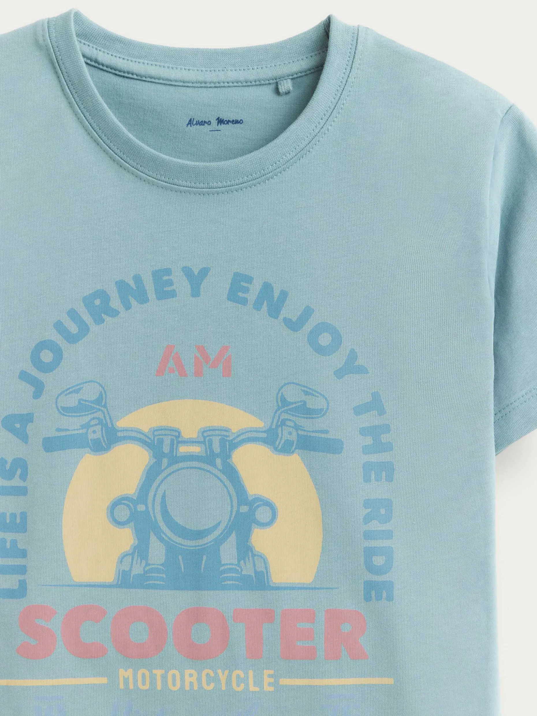 Alvaro Moreno: Maglietta Scooter per Bambini - Offerta Lampo con Stampa Unisex e Design Sportivo | Divertimento in Movimento