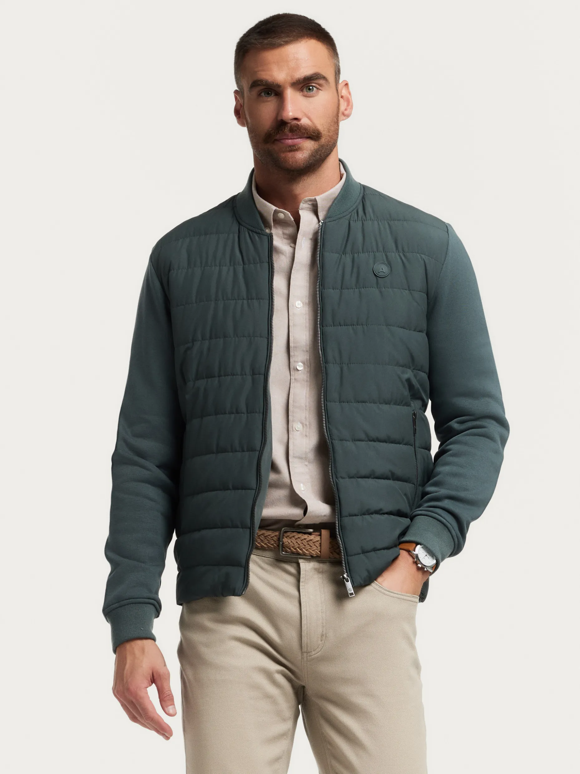 Giacca Cacciatrice in Pelle con Motivi Corno di Cervo - Design Esclusivo di Álvaro Moreno