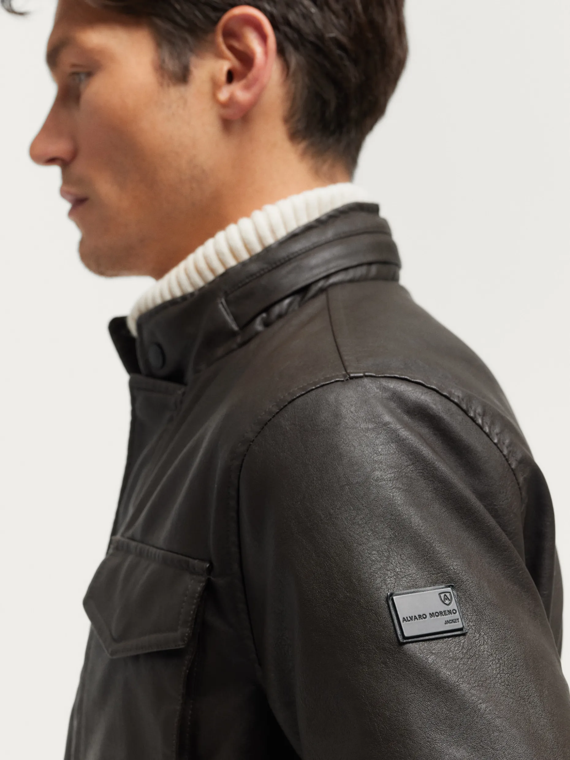 Giacca Casual Elegante Travis - Colore Terra Bruciata | Collezione Autunnale di Alvaro Moreno