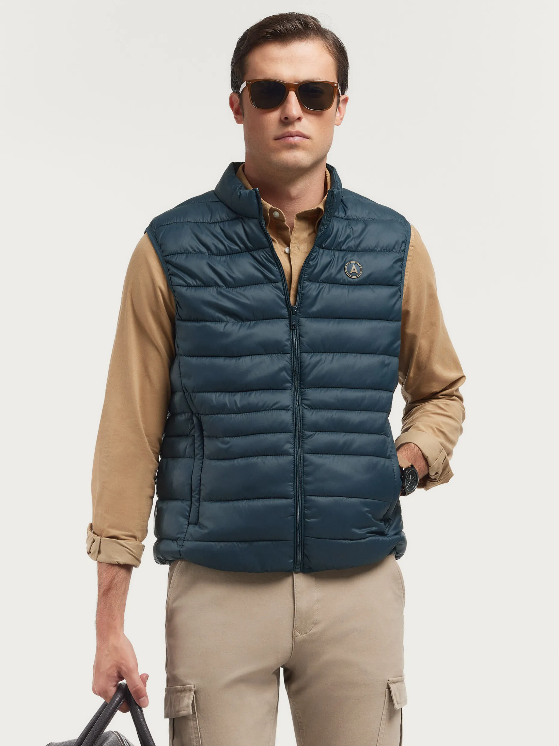 Morrison Gilet Uomo by Alvaro Moreno - Design Moderno in Tweed con Chiusura Frontale a Prezzo Conveniente