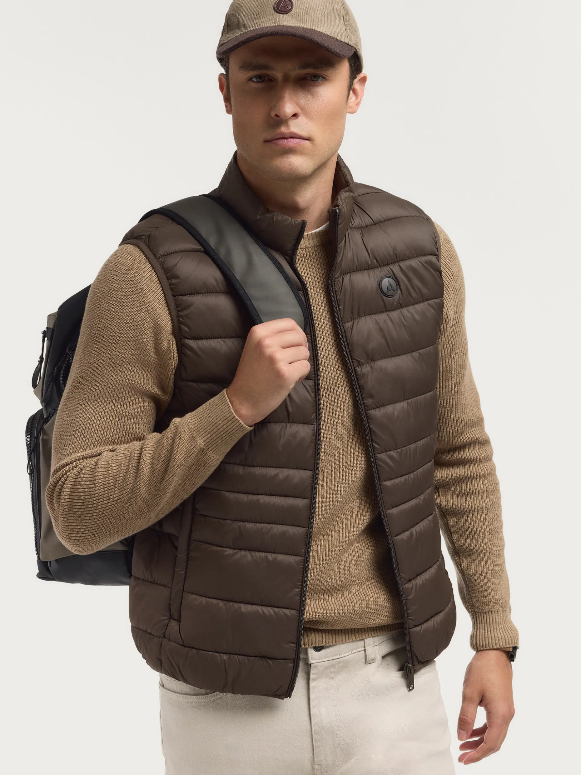 Gilet Morrison in Tonalità Marrone per Uomo - Promozione Autunnale Alvaro Moreno