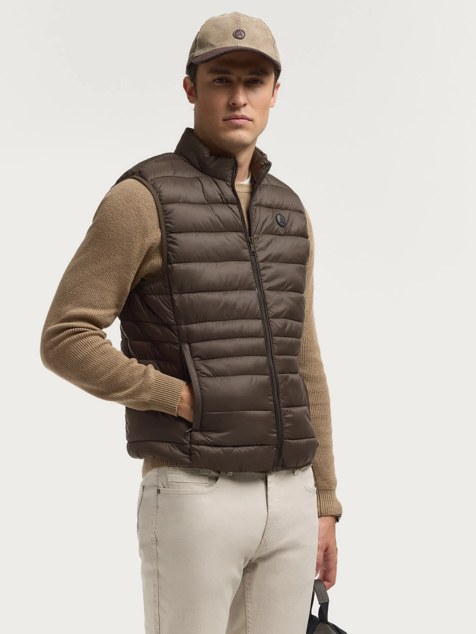 Gilet Morrison in Tonalità Marrone per Uomo - Promozione Autunnale Alvaro Moreno