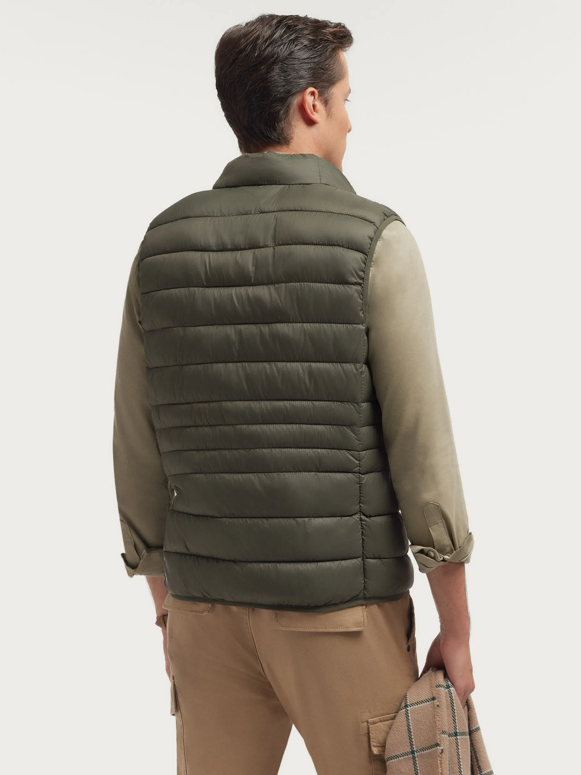 Morrison Gilet Uomo in Tweed Elasticizzato - Giaccone Senza Maniche Alvaro Moreno Stile Urbano