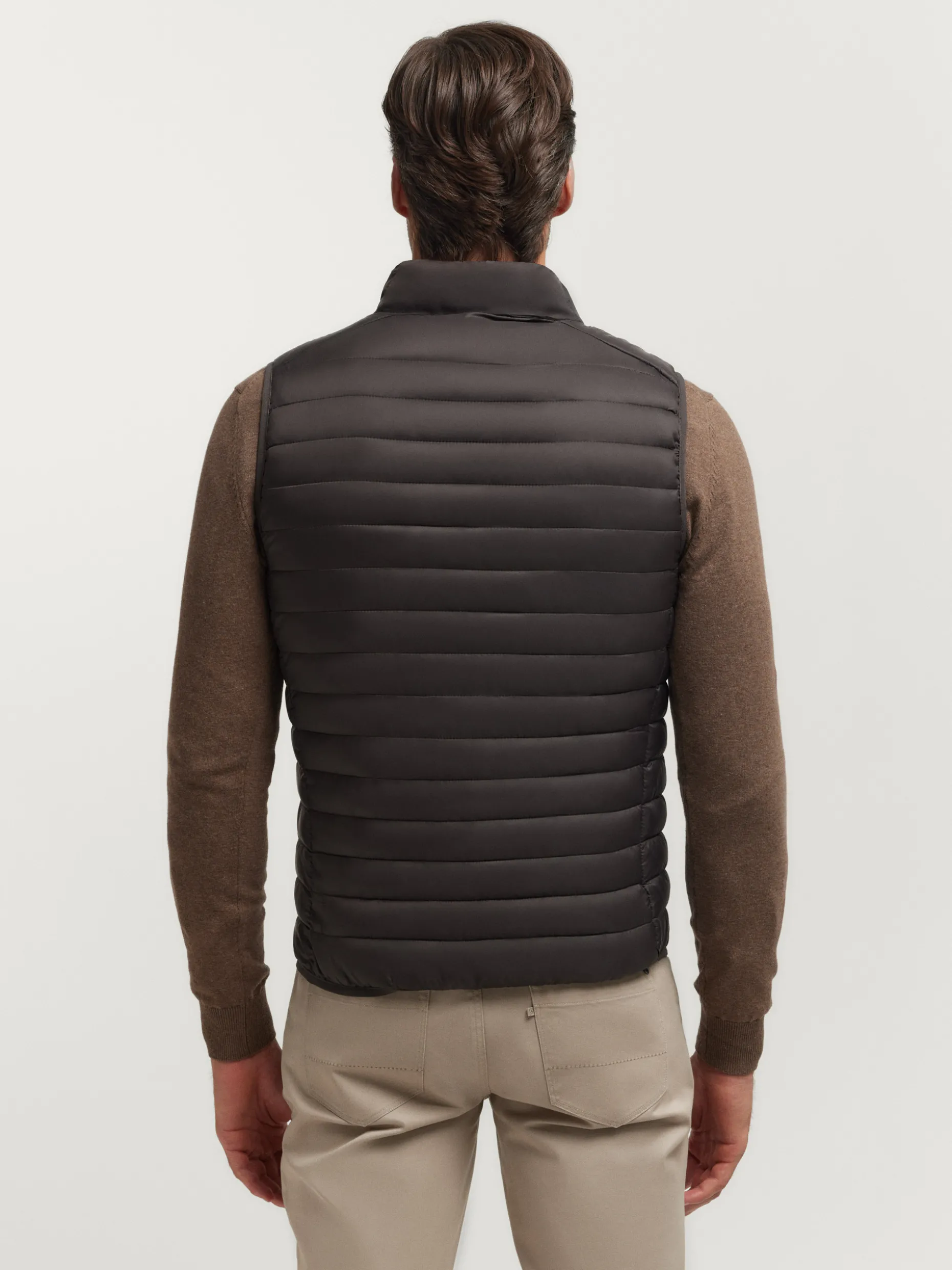 Gilet Marrone Scuro Modello Niro - Collezione Esclusiva Autunno/Inverno 2024 by Alvaro Moreno 

(：，