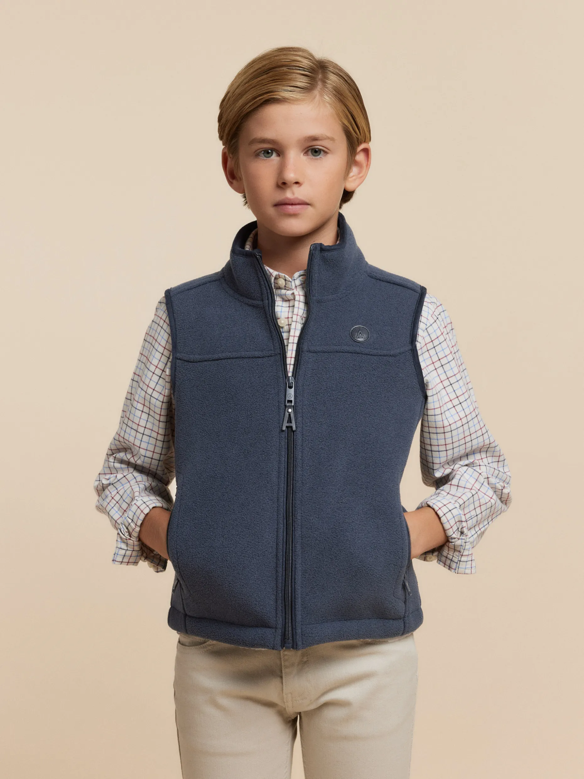 Gilet in Pile Sierra per Bambini - Confortevole e Leggero, Alvaro Moreno Store