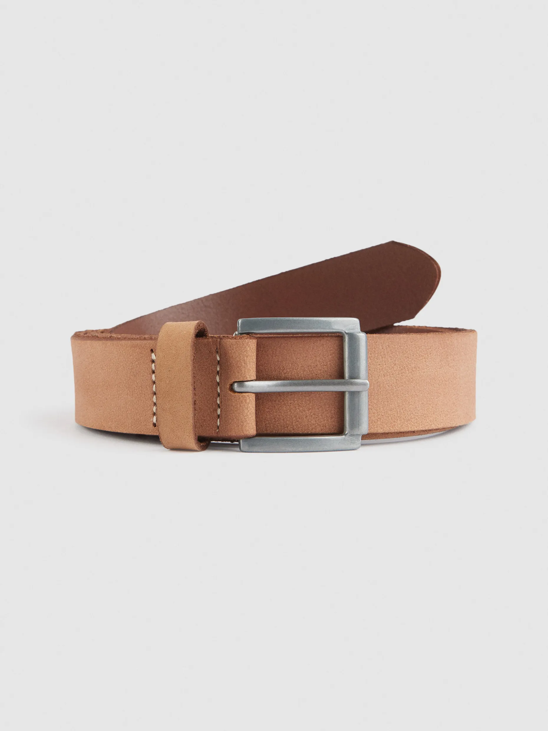 Cintura Uomo in Pelle Scamosciata Premium - Design Esclusivo Alvaro Moreno con Fibbia Regolabile, Collezione Autunno 2024 - Promozione Limitata