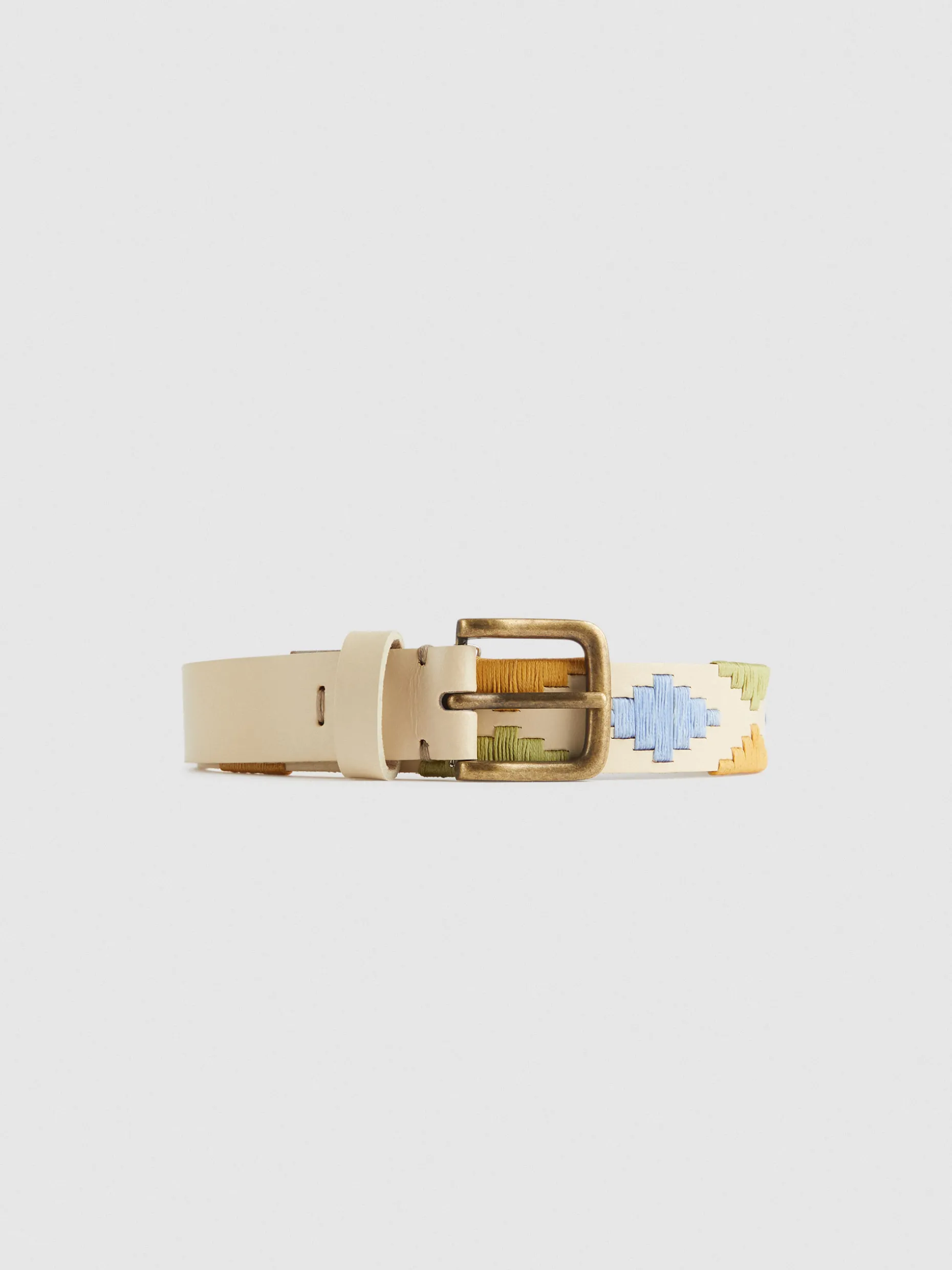 Cintura in Pelle Pampa per Bambini - Design Regolabile e Stile Junior | Negozio Alvaro Moreno