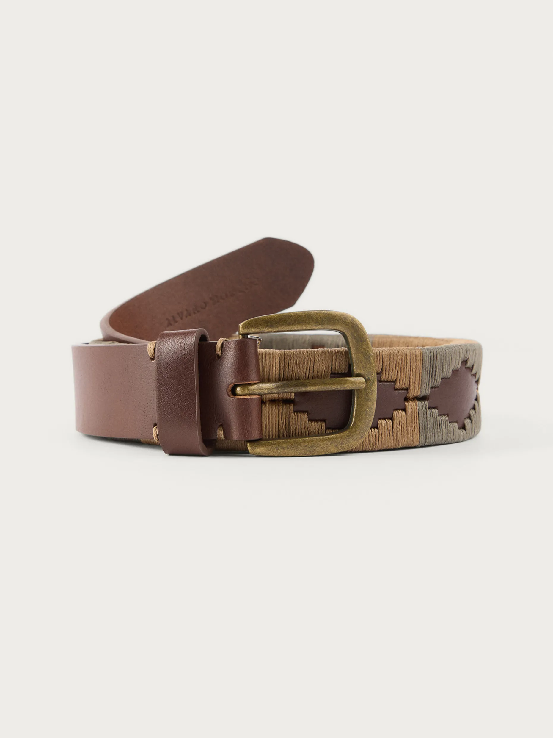 Cintura in Pelle Pampa Artigianale - Stile Western Autentico di Alvaro Moreno