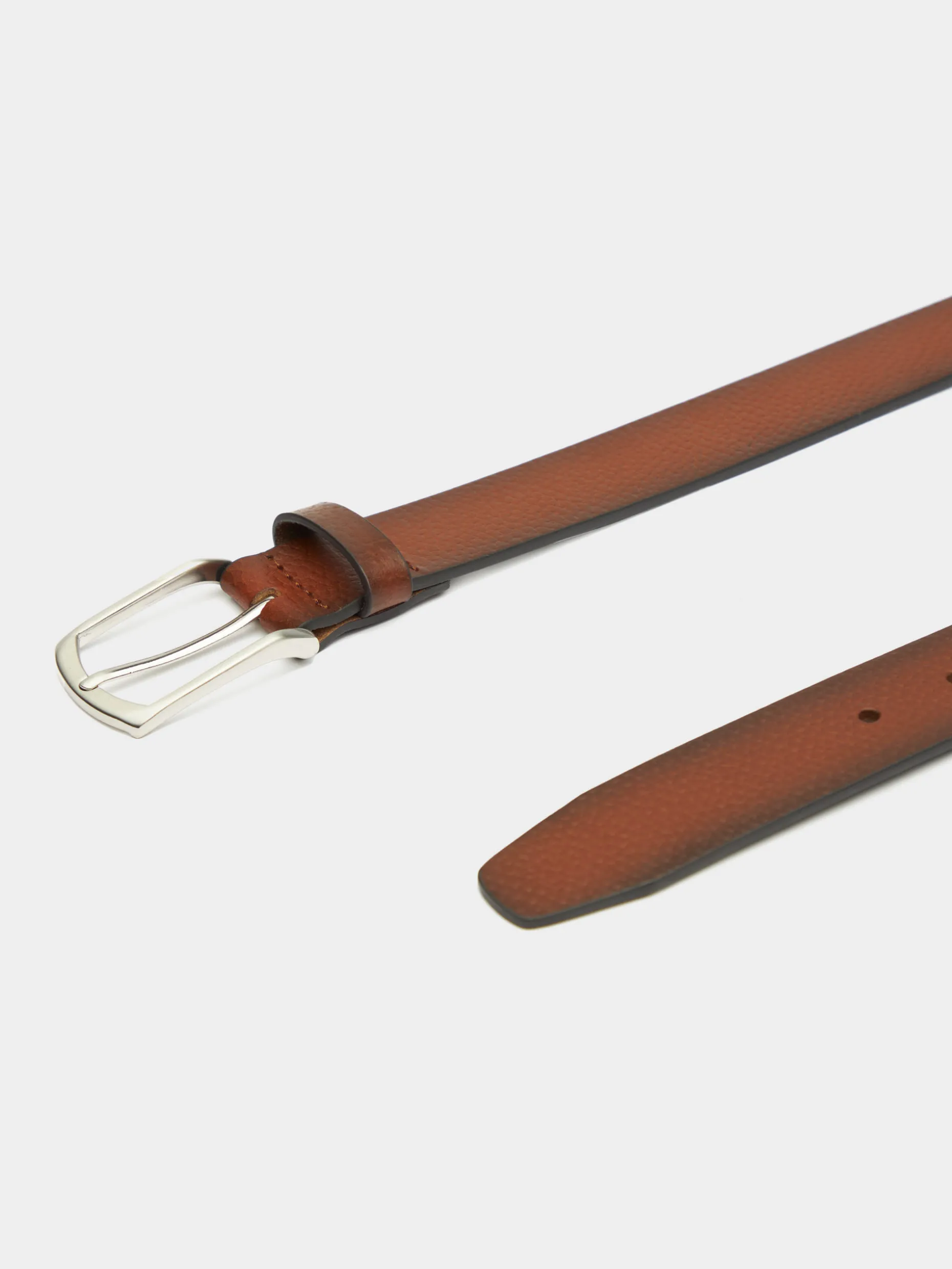 Cintura in Pelle Grezza Artigianale | Design Rustico Uomo | Collezione Alvaro Moreno