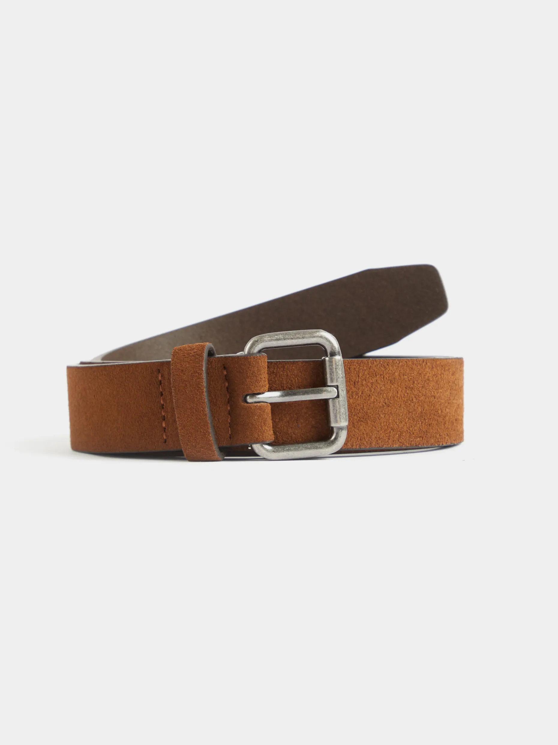 Cintura Elegante in Pelle Scamosciata - Design Moderno da Uomo di Alvaro Moreno