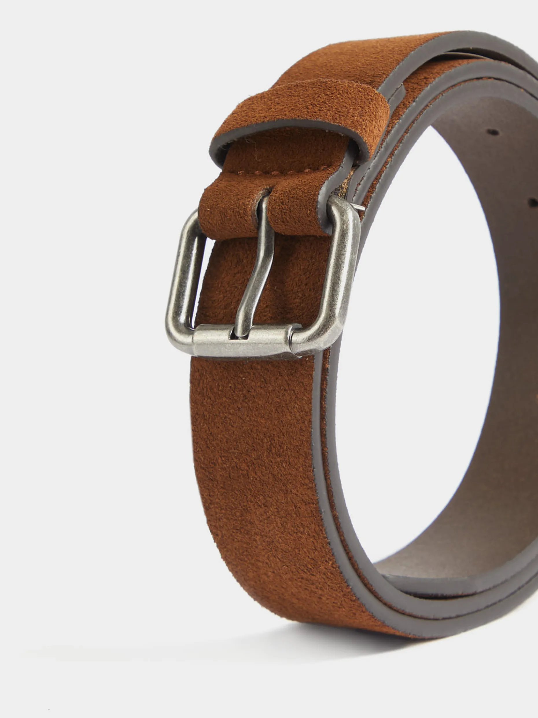 Cintura Elegante in Pelle Scamosciata - Design Moderno da Uomo di Alvaro Moreno