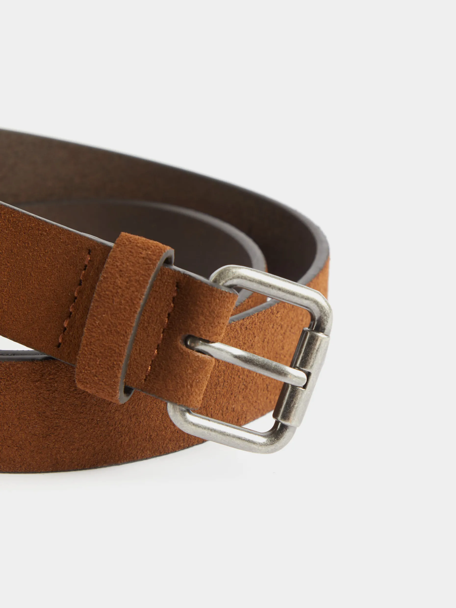 Cintura Elegante in Pelle Scamosciata - Design Moderno da Uomo di Alvaro Moreno