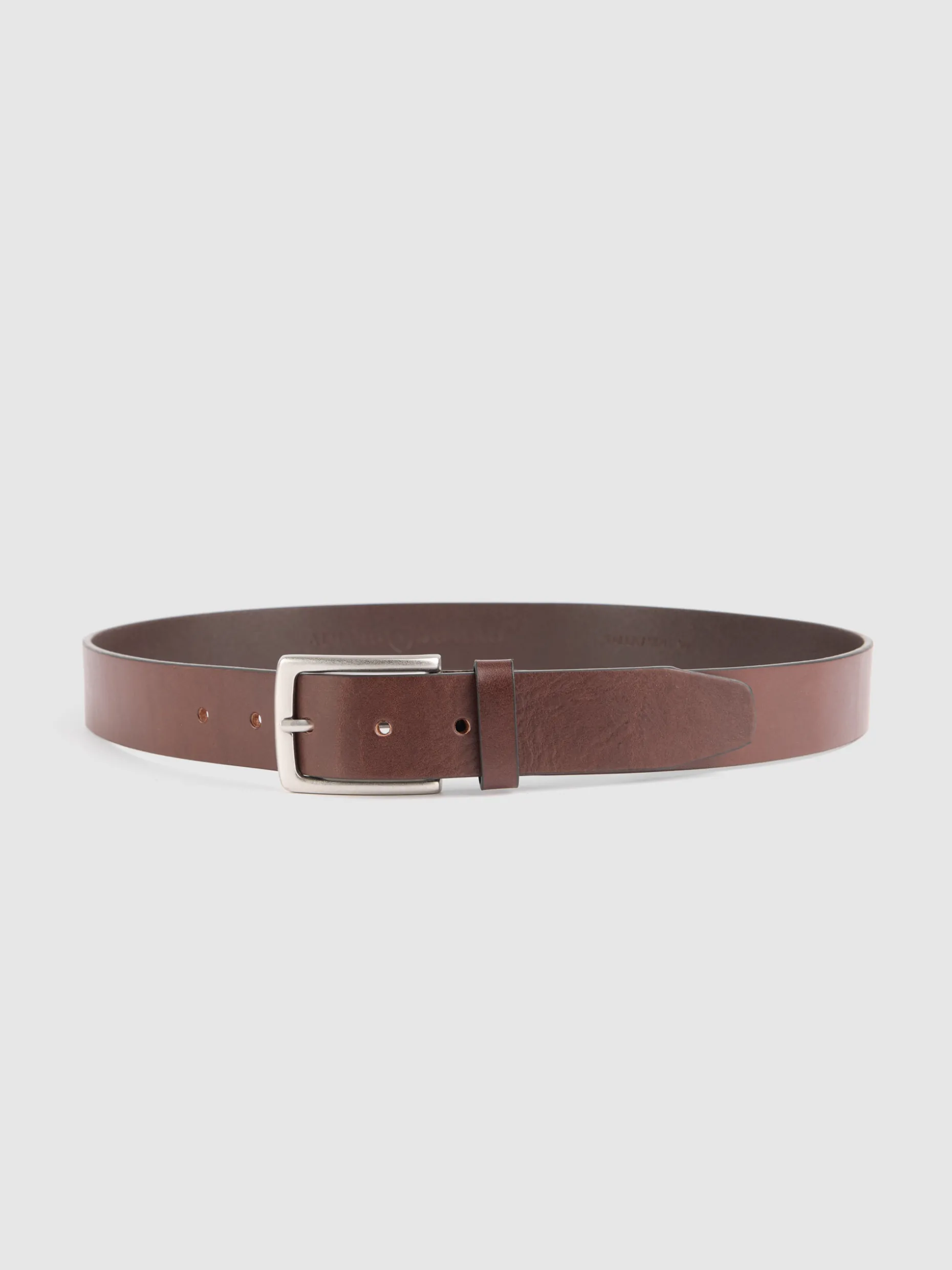 Cintura in Pelle Stile Western Texano - Tono Cuoio Invecchiato con Fibbia Metallica | Collezione Autentica by Alvaro Moreno | Ideale per Look Casual e Dettagli Artigianali