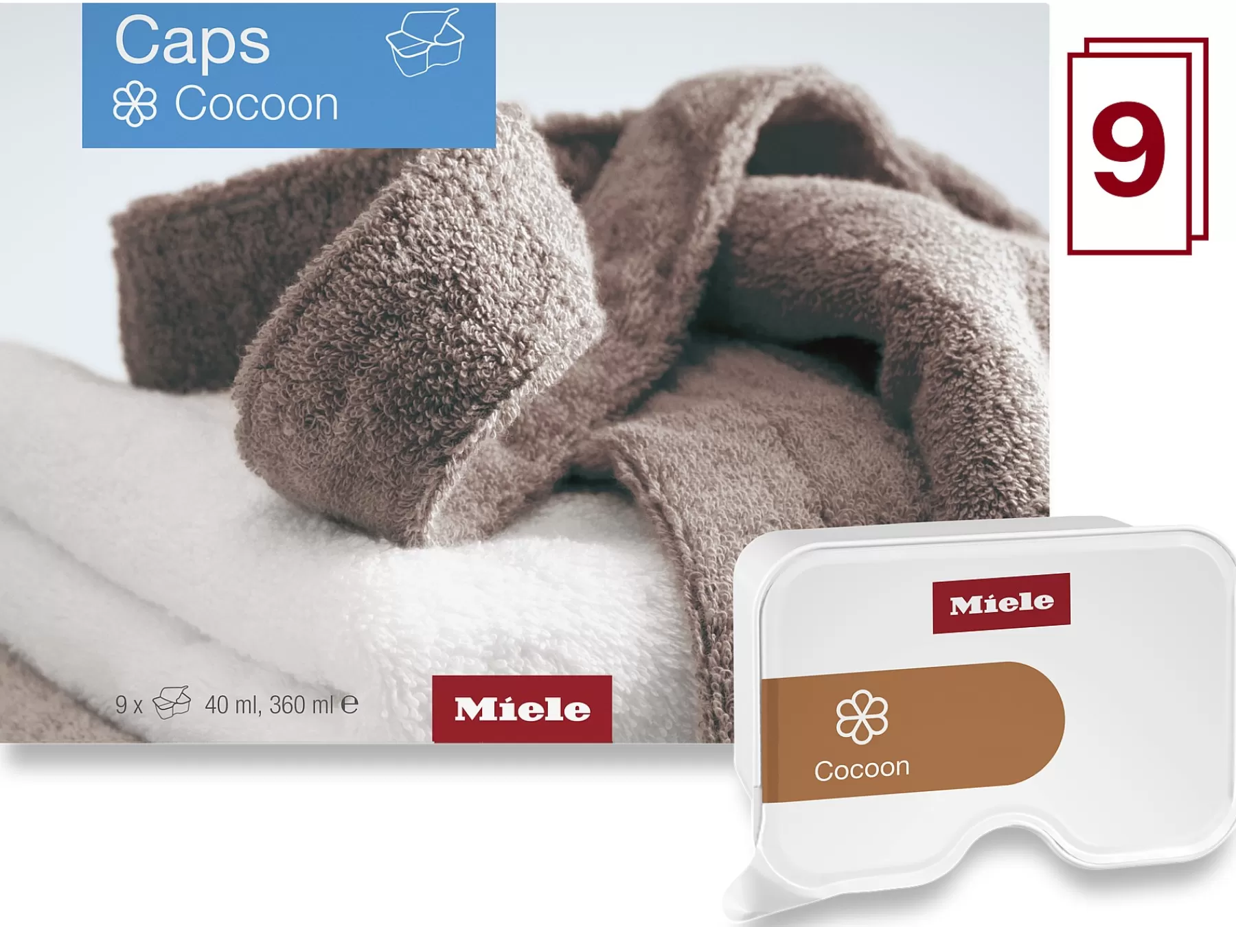Perle Detergenti Miele Cocoon - Soluzione Professionale per il Bucato Delicato con Rivestimento Protettivo