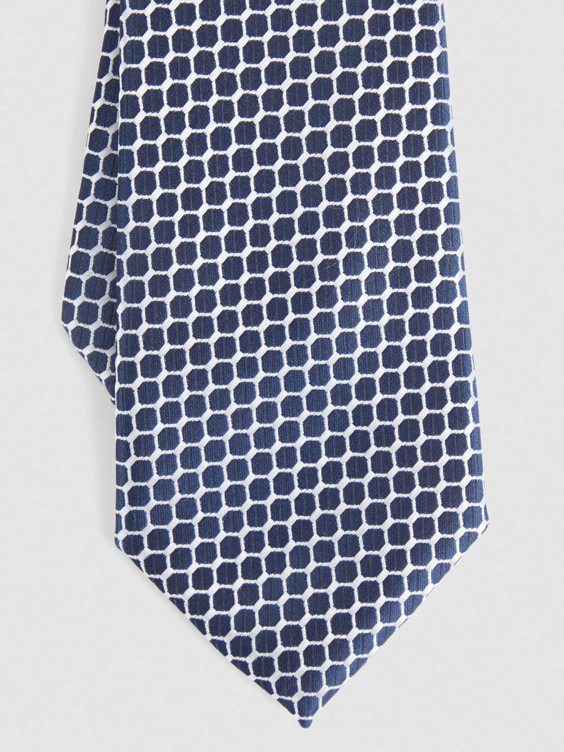 Elegante Corbata Jacquard con Motivo Artigianale - Collezione Alvaro Moreno