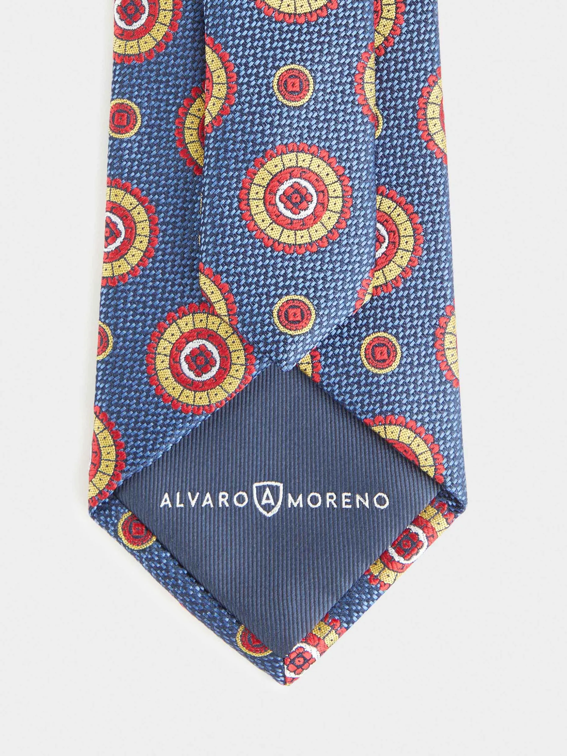 Cravatta Jacquard Alvaro Moreno - Elegante in Microfibra, Design Classico a Prezzo Accessibile