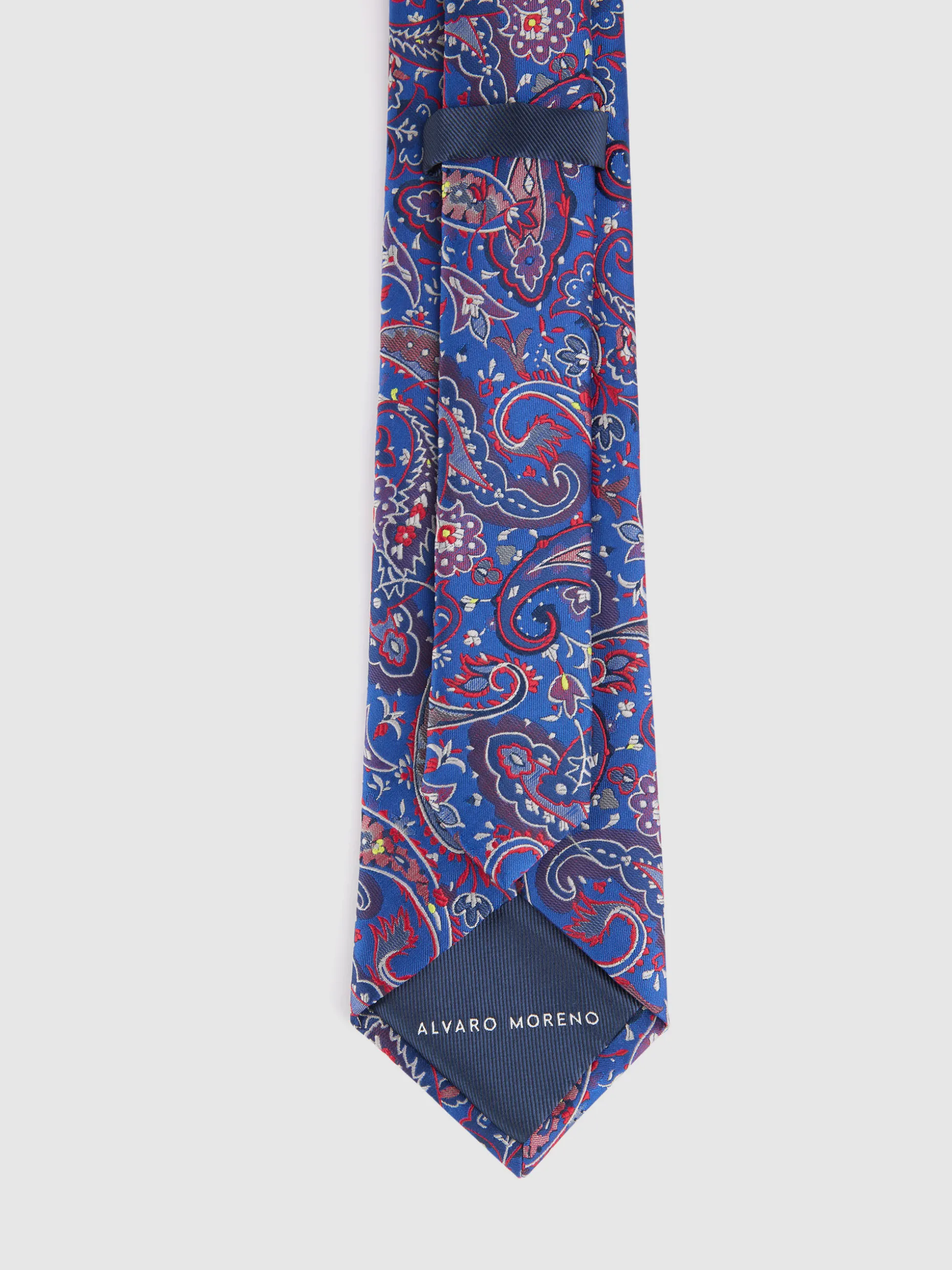 Cravatta Jacquard Elegante con Ricamo Artigianale - Design Esclusivo di Alvaro Moreno | Collezione Autunno 2023
