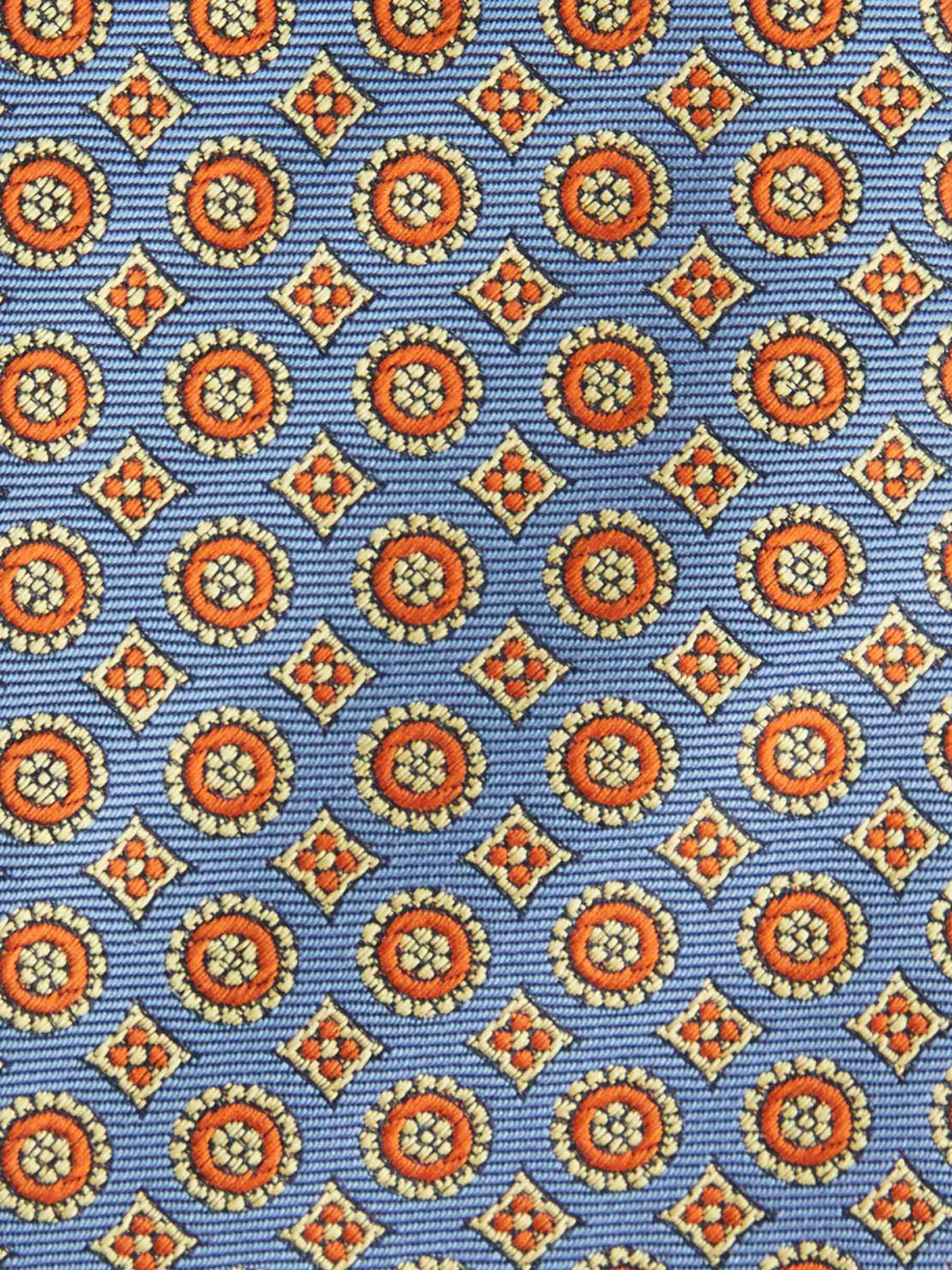 Cravatta Elegante Jacquard da Uomo - Design Esclusivo Collezione Alvaro Moreno, Modello MF con Stampa Floreale Moderna