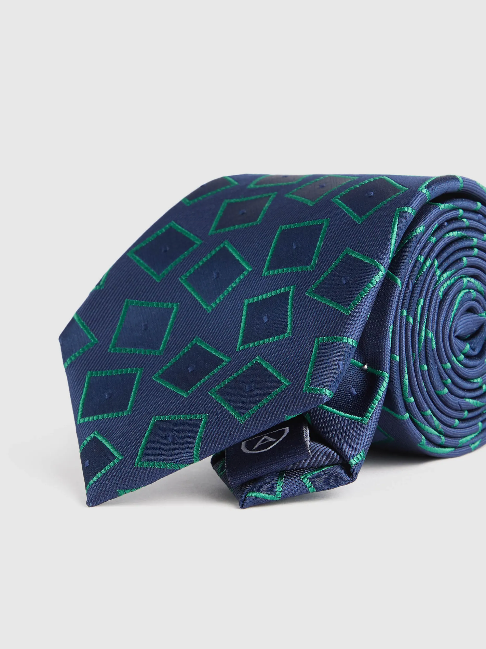 Cravatta Uomo Elegante in Tessuto Jacquard con Motivi Artigianali - Collezione Esclusiva Alvaro Moreno MF