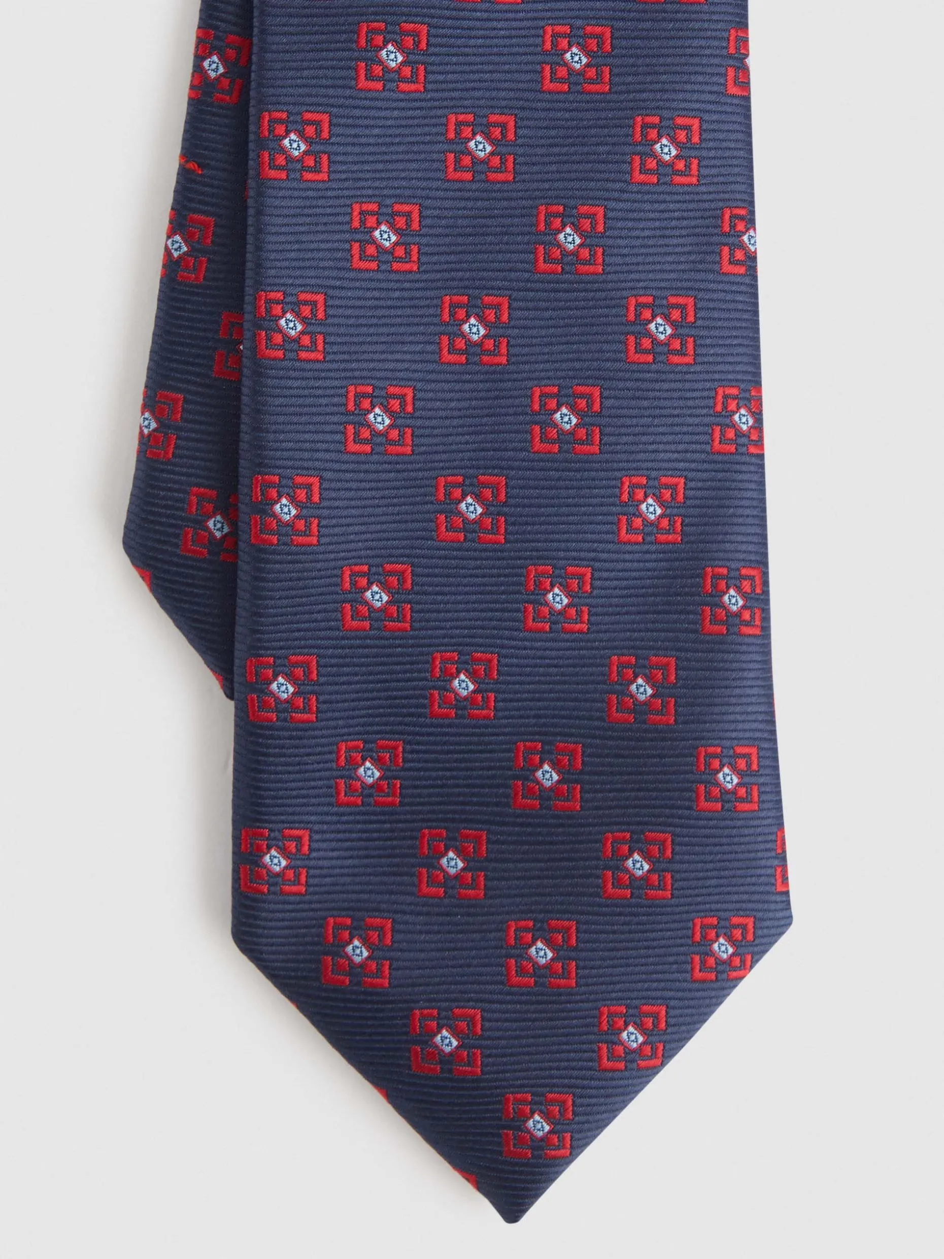 Cravatta Jacquard Elegante Collezione MF – Design Esclusivo di Alvaro Moreno, Stile Unico con Motivo Artigianale, Edizione Limitata con Consegna Rapida e Qualità Premium (Piu Venduta)