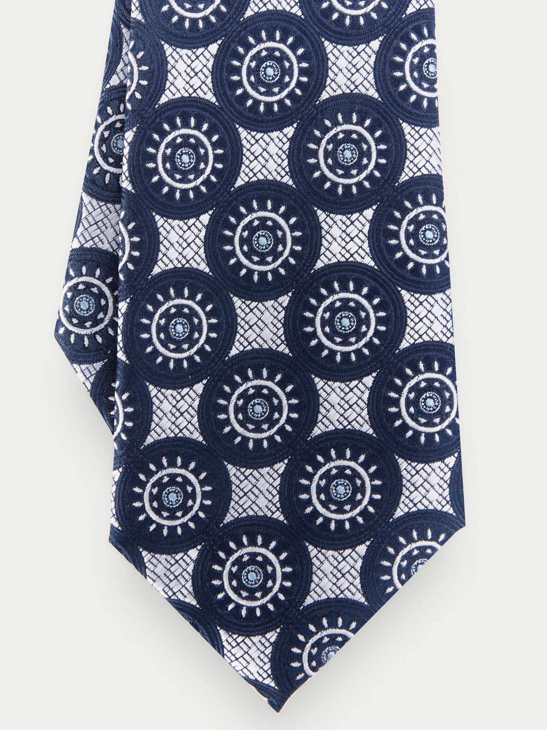 Cravatta Jacquard in Seta con Motivo Geometrico - Design Esclusivo MF Collezione Álvaro Moreno 2024