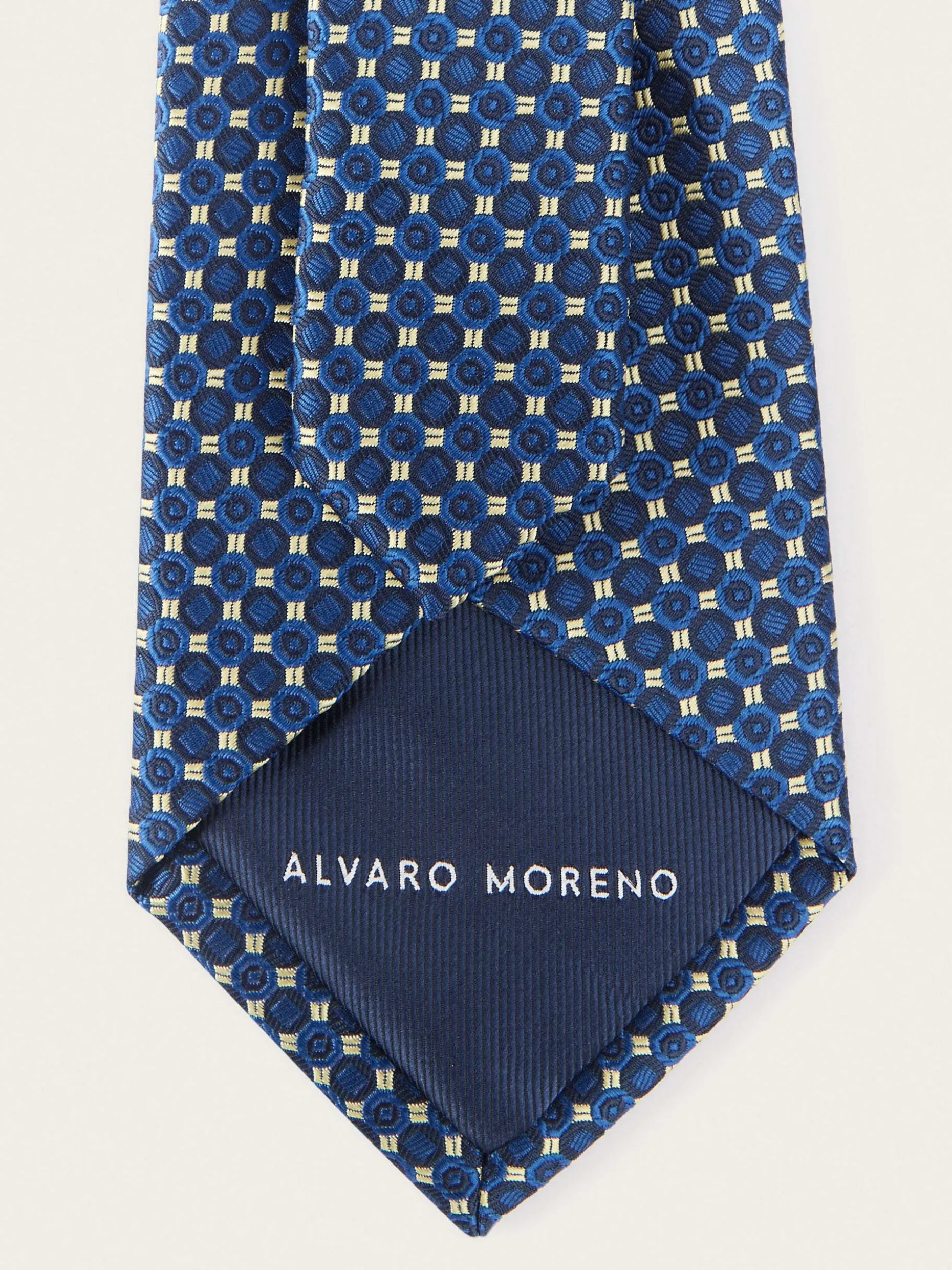 Cravatta Jacquard Elegante Uomo – Design Esclusivo Alvaro Moreno | MF Tessuto Pregiato