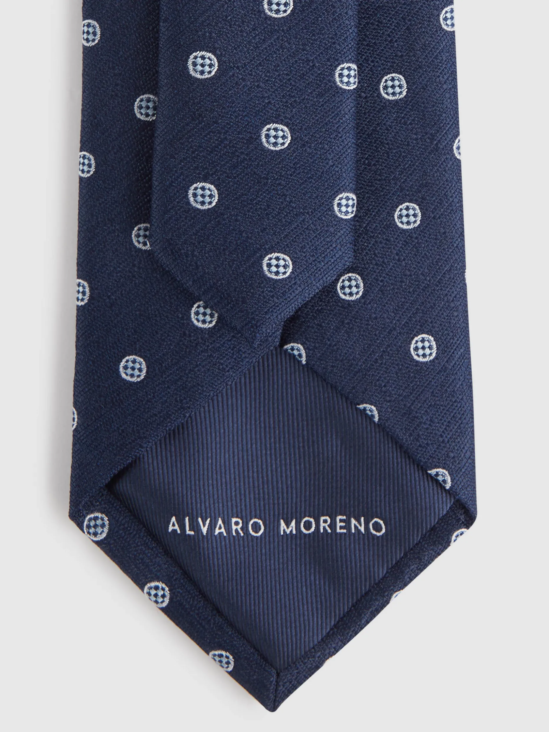 Alvaro Moreno - Cravatta Jacquard MF Elegante, Design Classico per Uomo