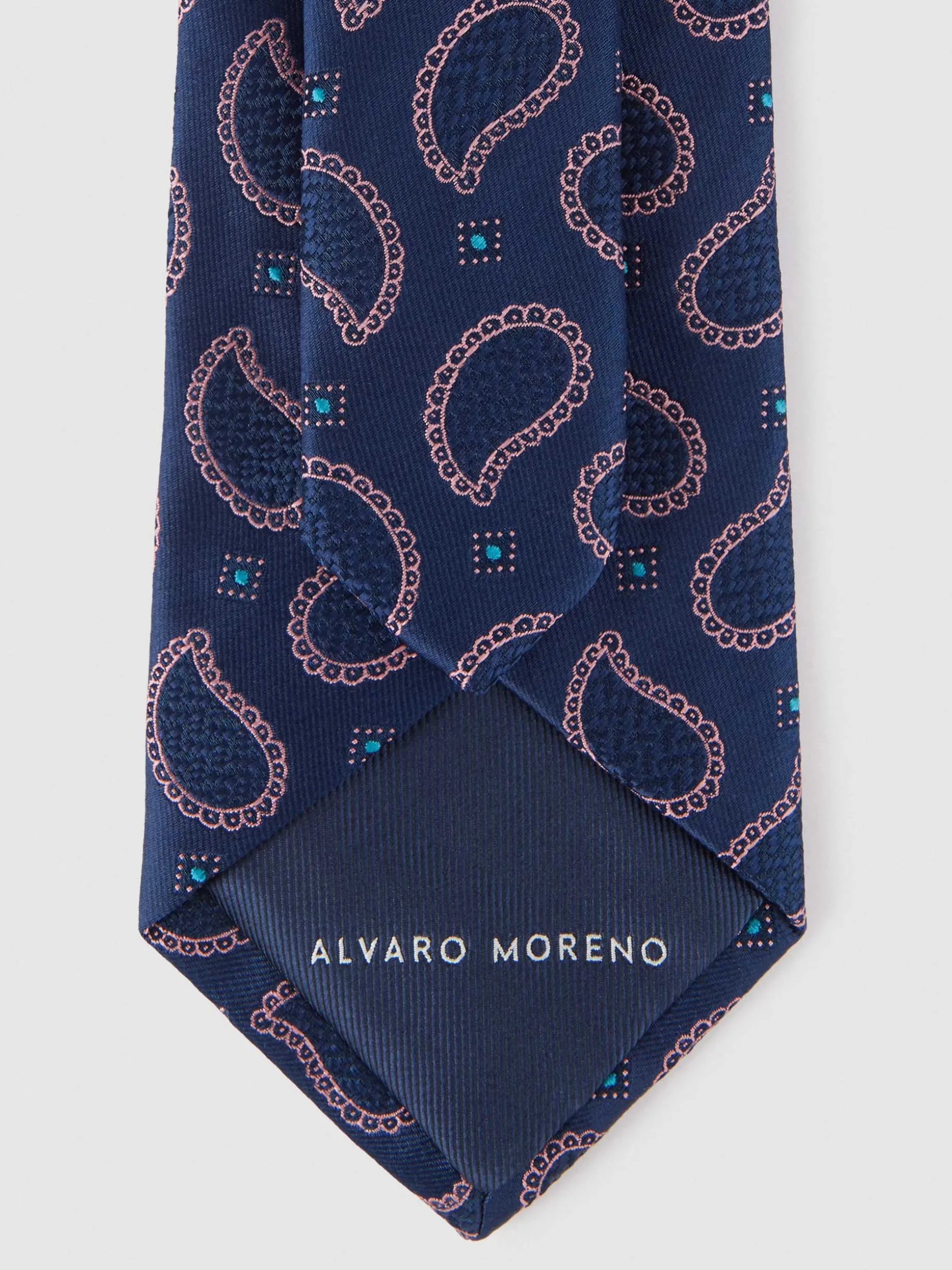 Cravatta Jacquard MF Artigianale - Pezzo Unico per Stile Ricercato | Alvaro Moreno